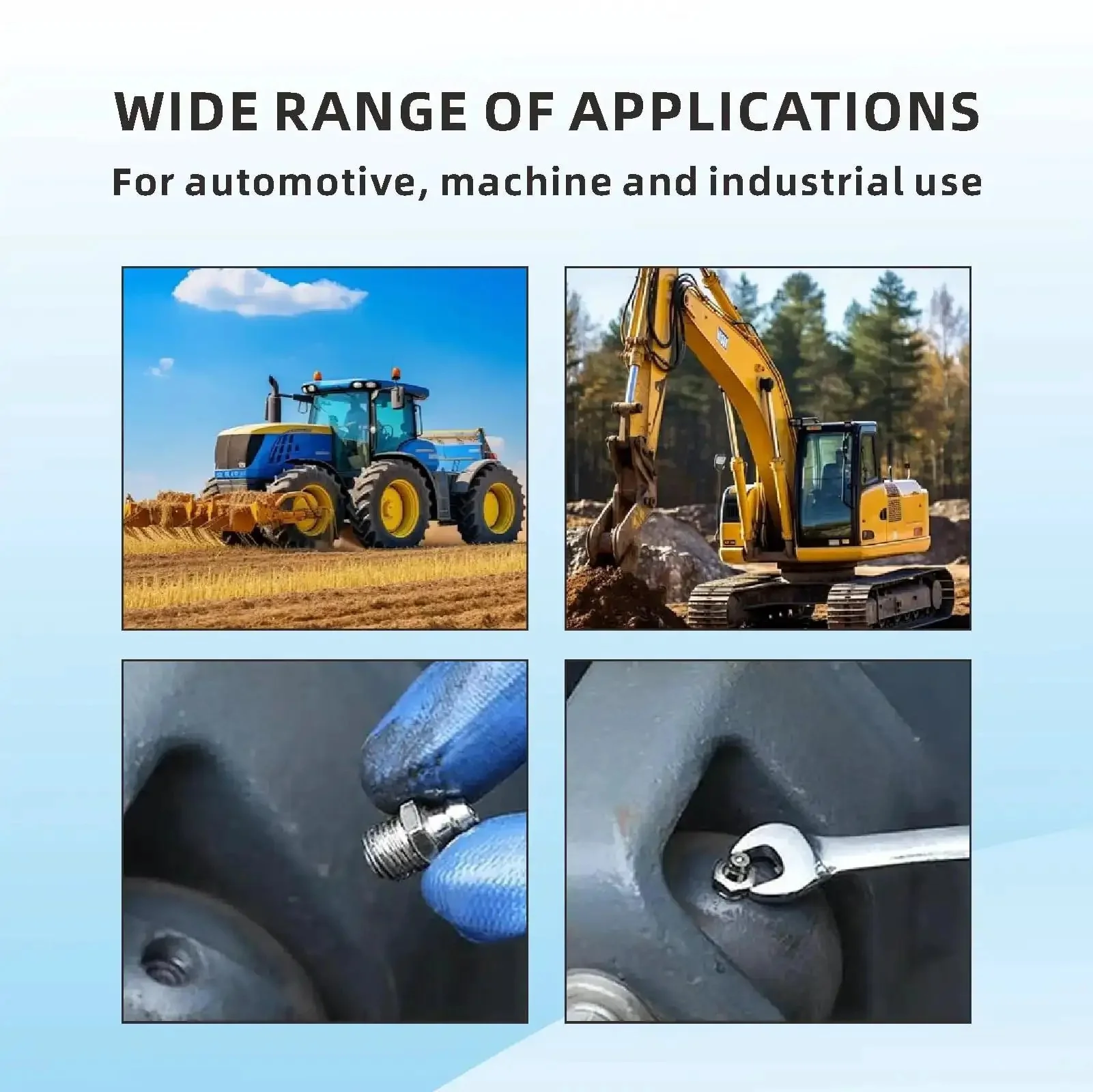 Nifty 84 Piece Metric Grease Fittings Kit With M6 M8 M10 Zerk Fittings, Straight 45 Degree And 90 Degree Nipples, Self Tapping, Heavy Duty, Ideal For Automotive, Industrial And Agricultural Use - Image 2