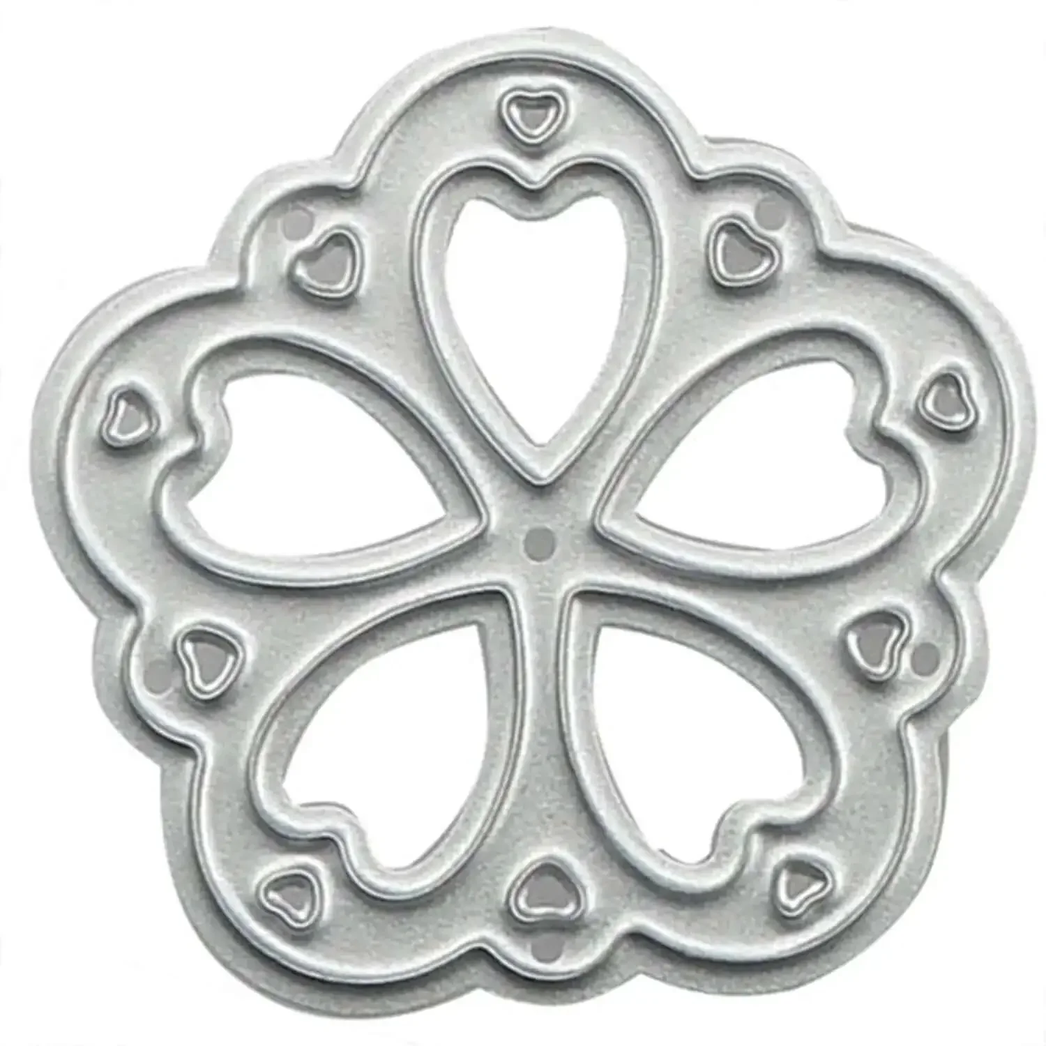 Nine Piece Flower Die Set For Card Making And Scrapbooking, Carbon Steel Cutting Dies For Floral Patterns And Snowflake Designs, Stencil Kit For DIY Crafts, Journals, Photo Albums And Craft Projects, Durable And Easy To Use - Image 4