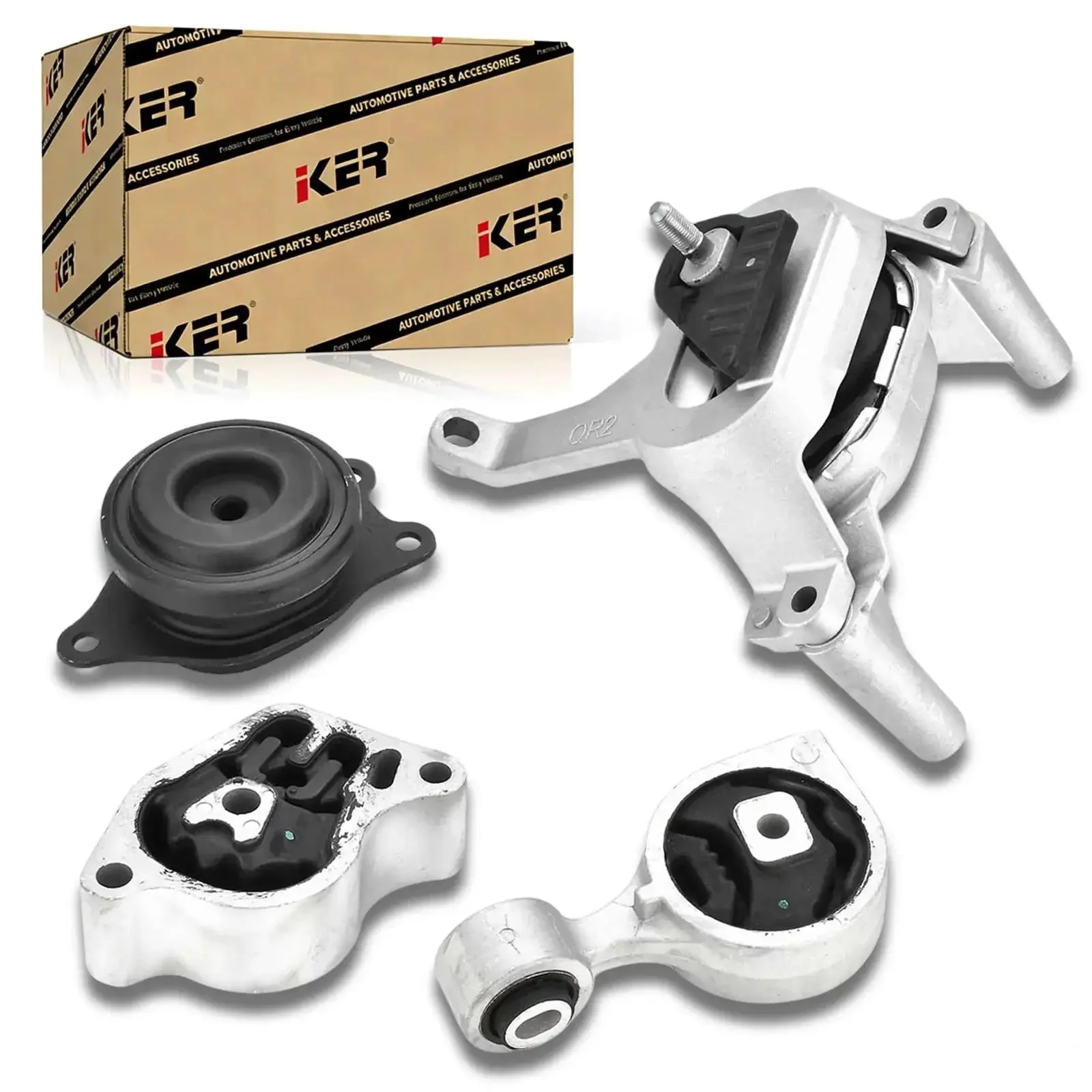 Nissan Altima 2.5L Engine Motor Mount Set For 2007-2017 Auto Transmission Replace A4350 A4353 A4340 A4339 Direct Fit Vibration Dampening Includes All Brackets And Hardware 11210-JA000 11220-JA000 11350-JA00A 11360-JA000