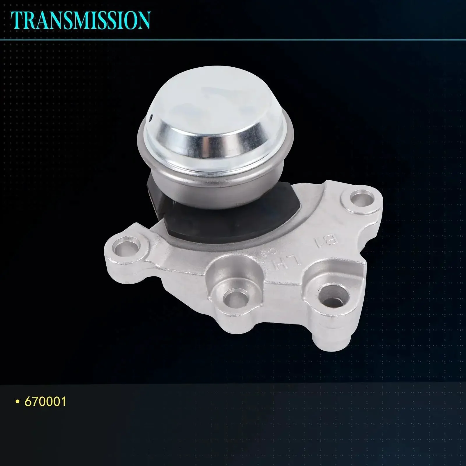 Nissan Rogue 2014 2015 2016 2017 2.5L Engine And Transmission Mount Set Four Piece Front Rear Left Right Replacement Kit Heavy Duty Fits A4364 A4367 A4363 - Image 2