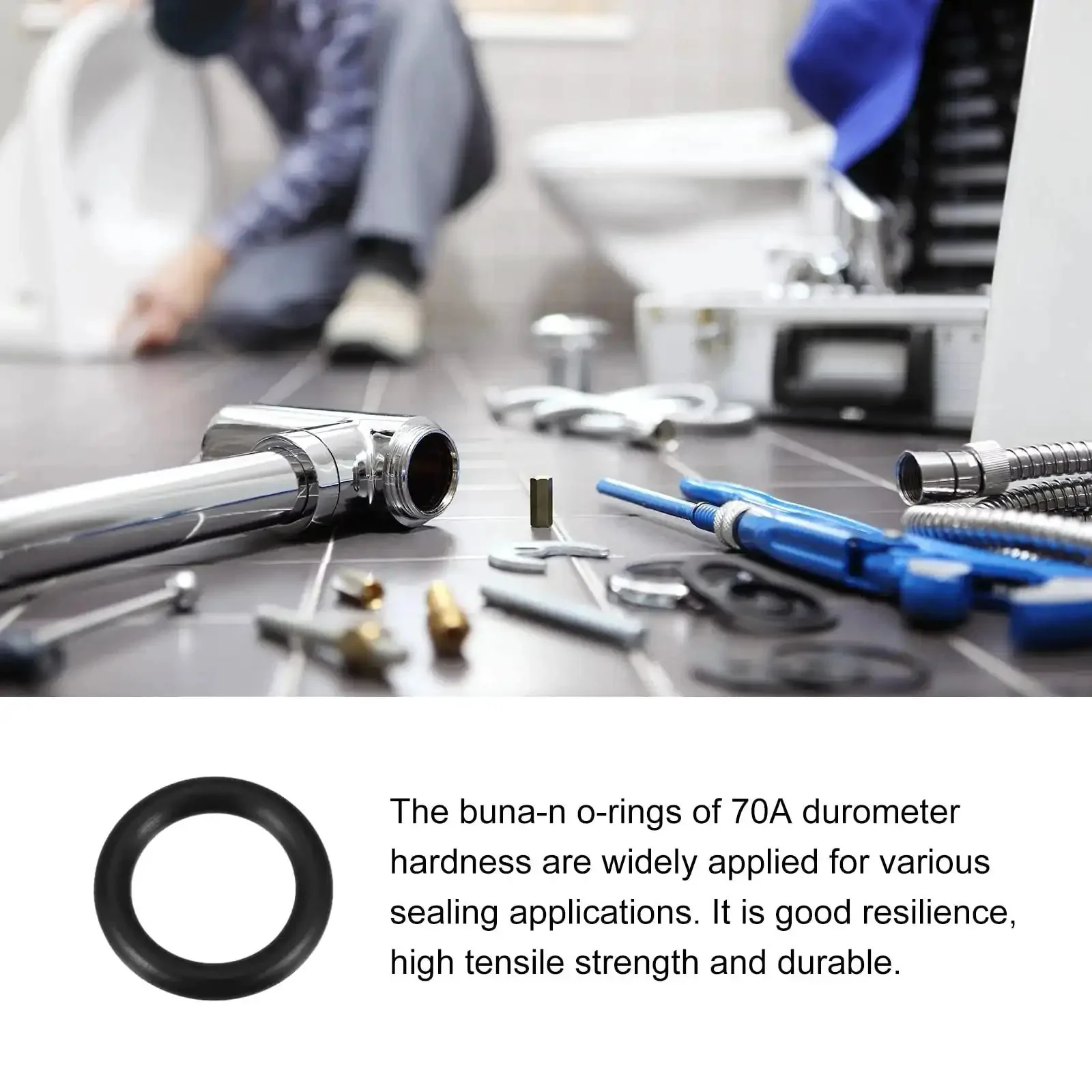 Nitrile Rubber O Rings 29 X 22 X 3.5mm 70A Black 20 Pack For Faucets Hoses Pumps Filters Air Lines And Gas Connections Durable Buna N Sealing Gaskets Heavy Duty - Image 4