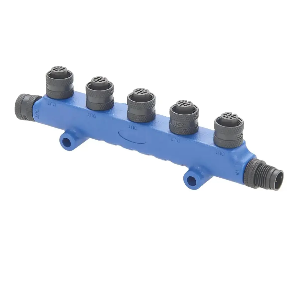 NMEA2000 5 Port Tee Connector Backbone Tee Splitter M12 5 Pin Male To Female Micro Change Rugged Junction Box For DeviceNet CAN Bus CANopen Marine Boat Plastic Waterproof Durable - Image 7