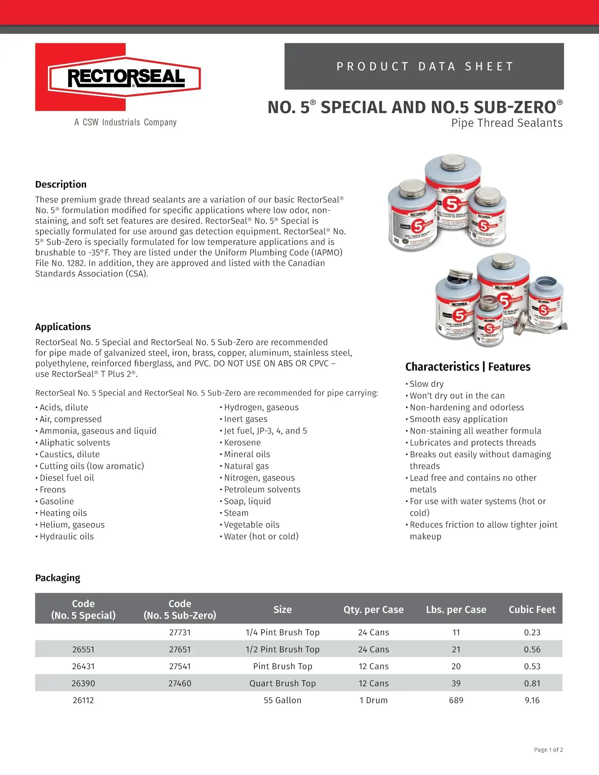 No. 5 Pipe Thread Sealant For Plumbing, Slow Drying Non Hardened Formula That Keeps Threads Slick And Protected, Lets You Breakout Easy, Metal Free, Low Odor, 8 Oz - Image 2