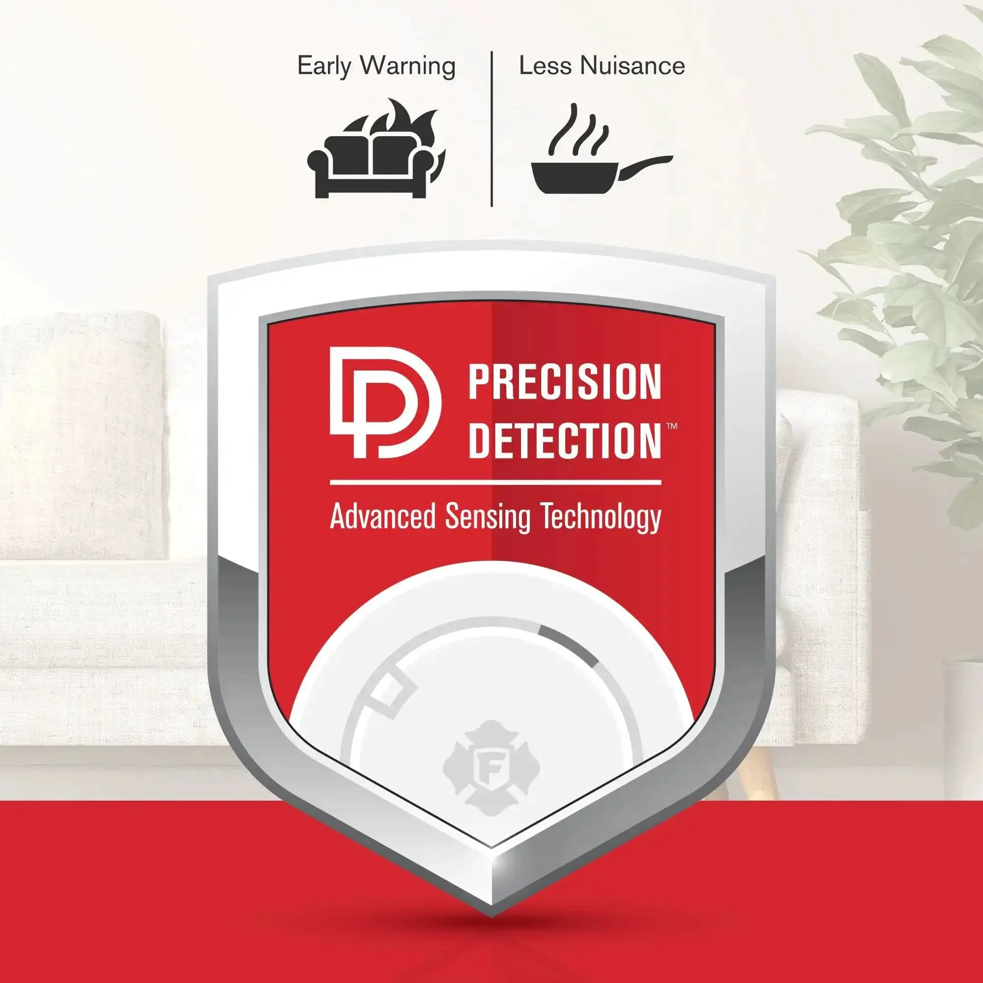 No Fuss Interconnected Smoke Alarm With Hardwired Power And 10 Year Battery Backup 3 Pack SMI105-AC Precision Detection For Early Fire Warning And Fewer Cooking Nuisance Alarms - Image 3