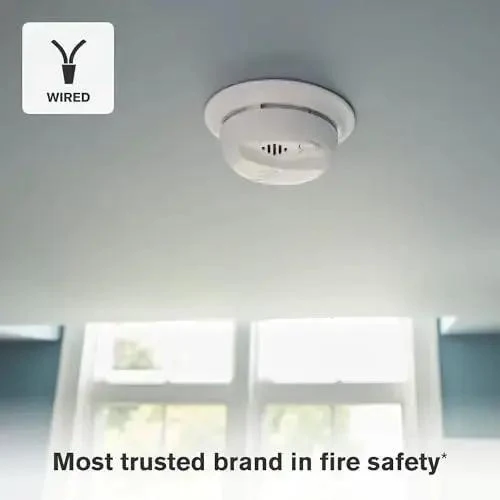 No Fuss Interconnected Smoke Alarm With Hardwired Power And 10 Year Battery Backup 3 Pack SMI105-AC Precision Detection For Early Fire Warning And Fewer Cooking Nuisance Alarms - Image 4