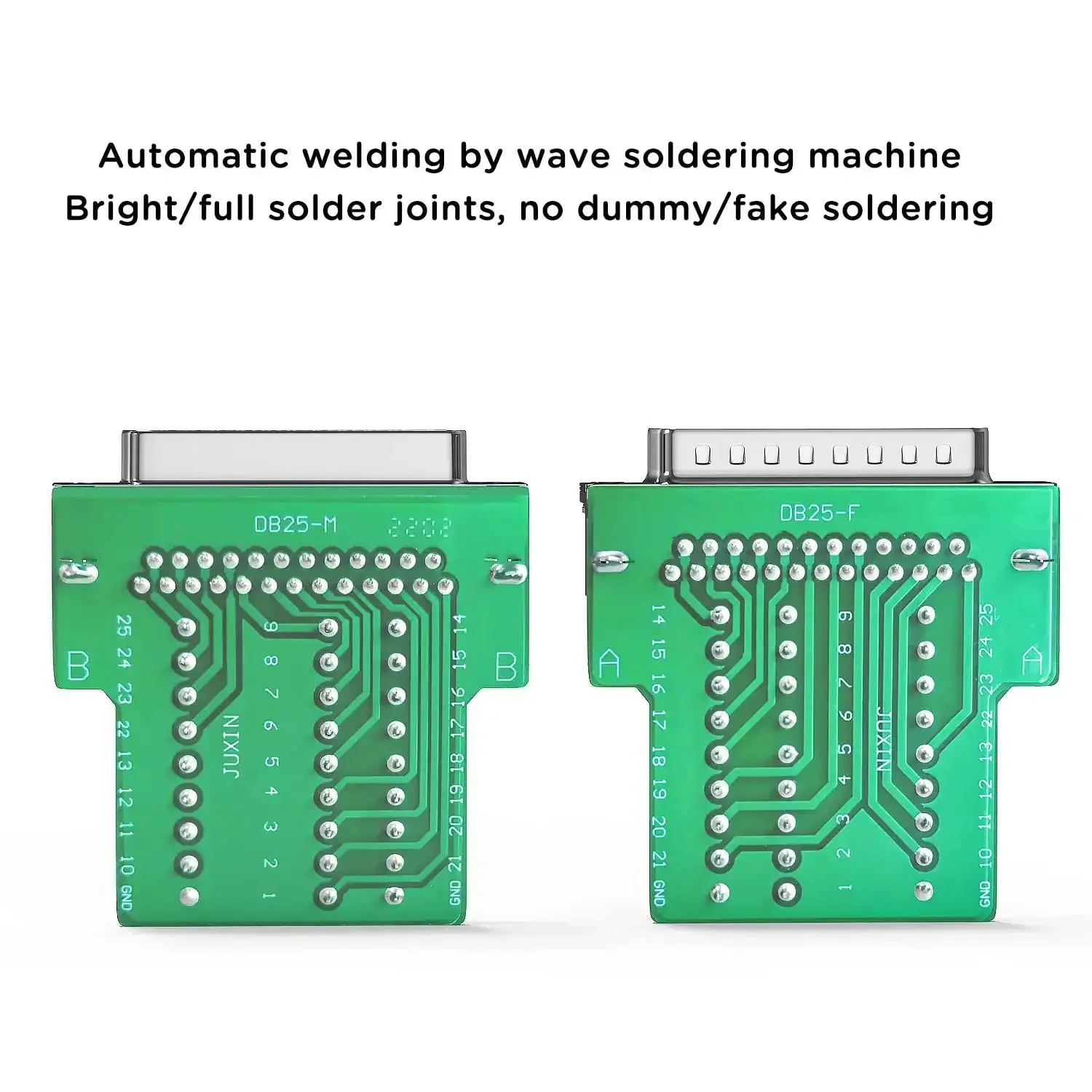No Soldering Needed DB25 Male And Female Serial Adapters Kit For DIY RS232 D Sub 25 Pin Cabling With Terminal Connectors Bolts And Nuts Two Pack Easy Wire Up For Quick Cable Building And Troubleshooting - Image 5