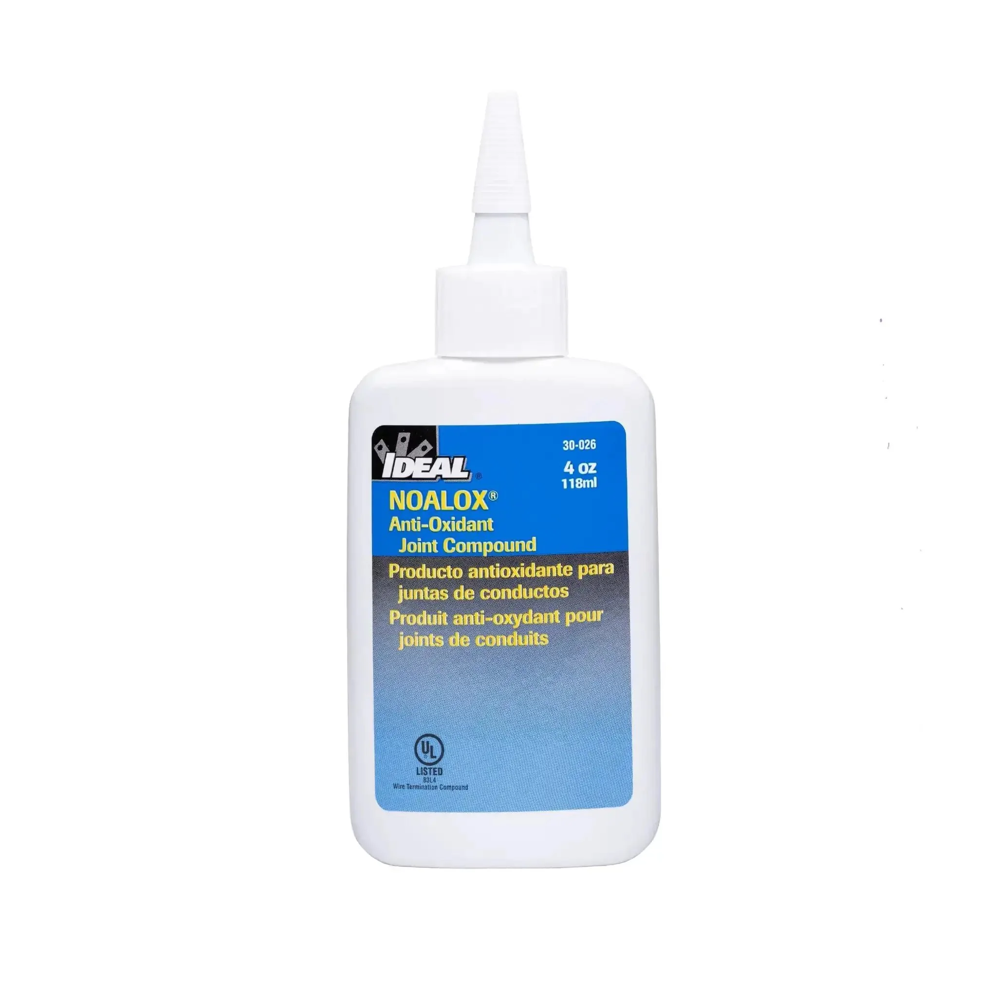 Noalox Anti Oxidant Compound For Aluminum Conduit Joints Reduces Galling And Seizing With Zinc Particles That Cut Aluminum Oxide Carrier Material Excludes Air To Prevent Oxidation And Extend Service Life Of Aluminum Applications 4 Oz Bottle