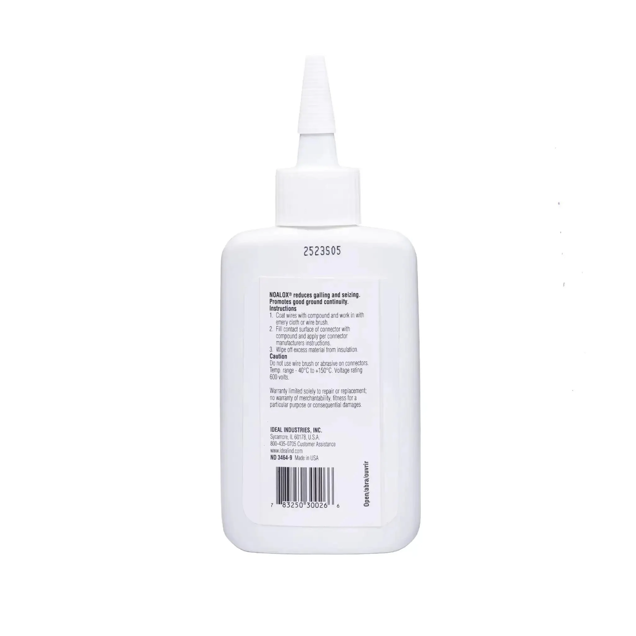 Noalox Anti Oxidant Compound For Aluminum Conduit Joints Reduces Galling And Seizing With Zinc Particles That Cut Aluminum Oxide Carrier Material Excludes Air To Prevent Oxidation And Extend Service Life Of Aluminum Applications 4 Oz Bottle - Image 4