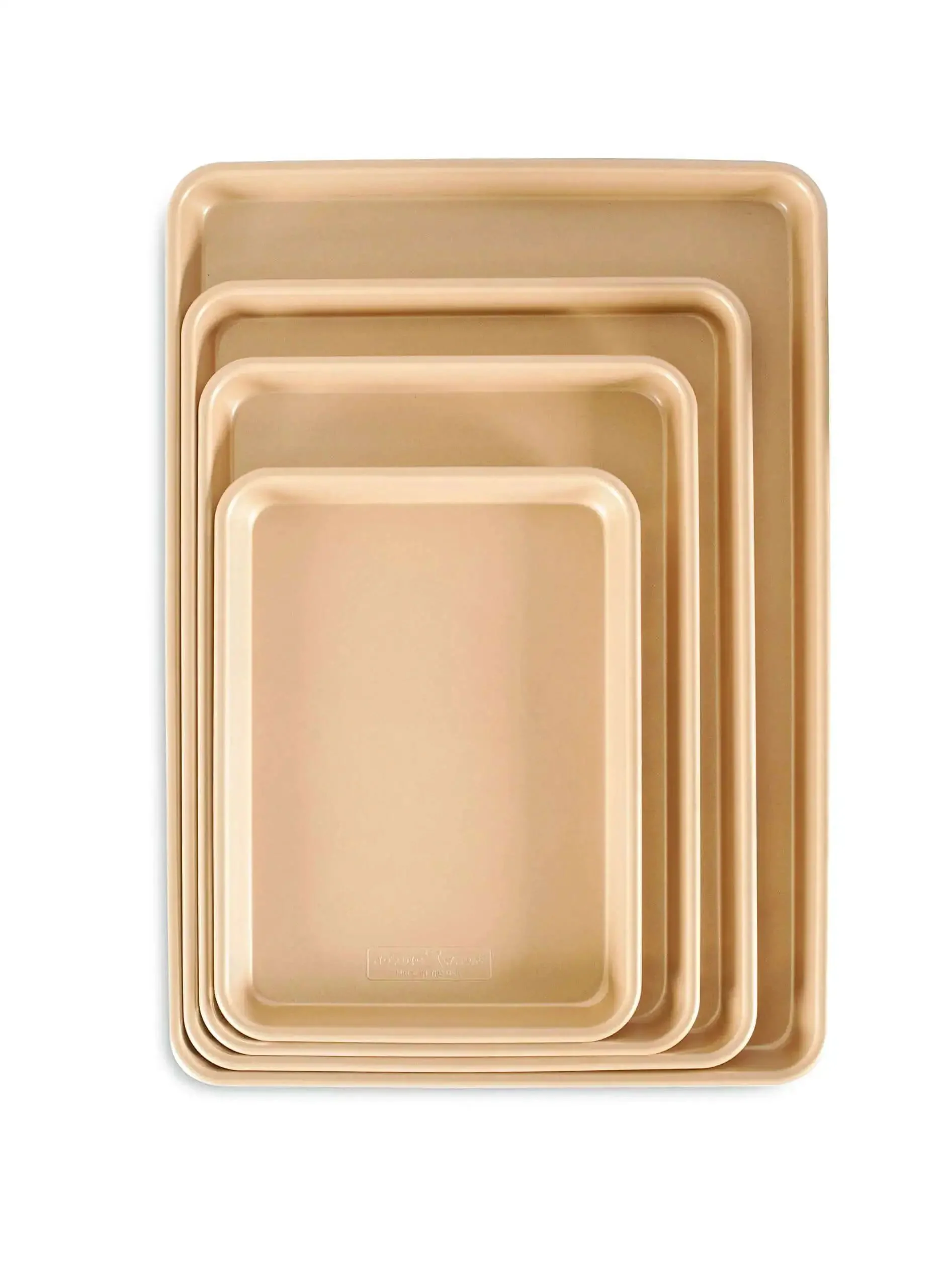 Nonstick Aluminum Half Sheet Pan 13 By 18 Inches With Reinforced Steel Rim For Even Baking And Easy Release Hand Wash Only Durable Kitchen Essential For Cookies Roasts And Sheet Pan Dinners - Image 3