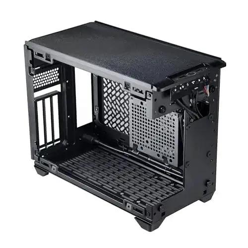 NR200P V3 Mini ITX Case Dope Compact Build With Top Mount 280mm Radiator, Vertical GPU Mount, Mesh Side Panel And Removable Backplate, PCIe 5.0 Riser Cable Included, Fits 130mm SFX PSUs And Big GPUs - Image 3