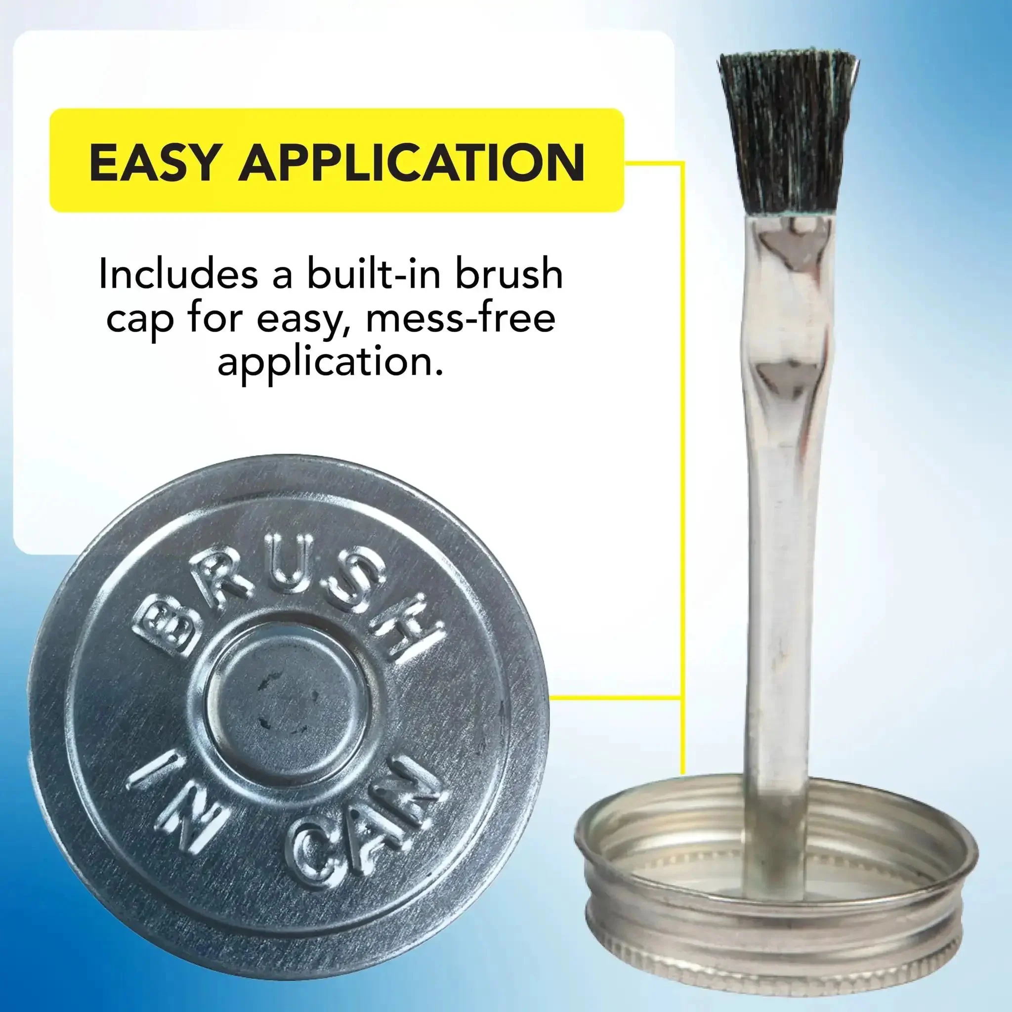 NT Pipe Thread Sealant For Metal And Plastic Heavy Duty High Performance No Drip Leak Protection NSF PFAS Free 1 Pint Brush In Cap Works From Minus Fifty Degrees Fahrenheit To Four Hundred Degrees Fahrenheit Seals Up To Six Thousand PSI Made In USA - Image 4