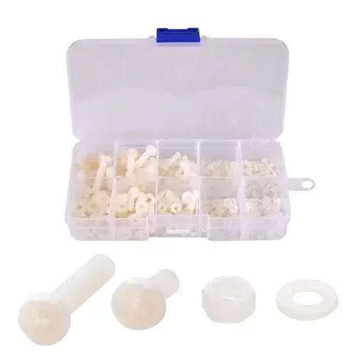 Nylon Screw Nut Washer Assortment Kit M2 To M5 With 270 Pieces In Clear Plastic Box Perfect For DIY Projects RC Models Drones Electronics And Hobby Repairs - Image 4