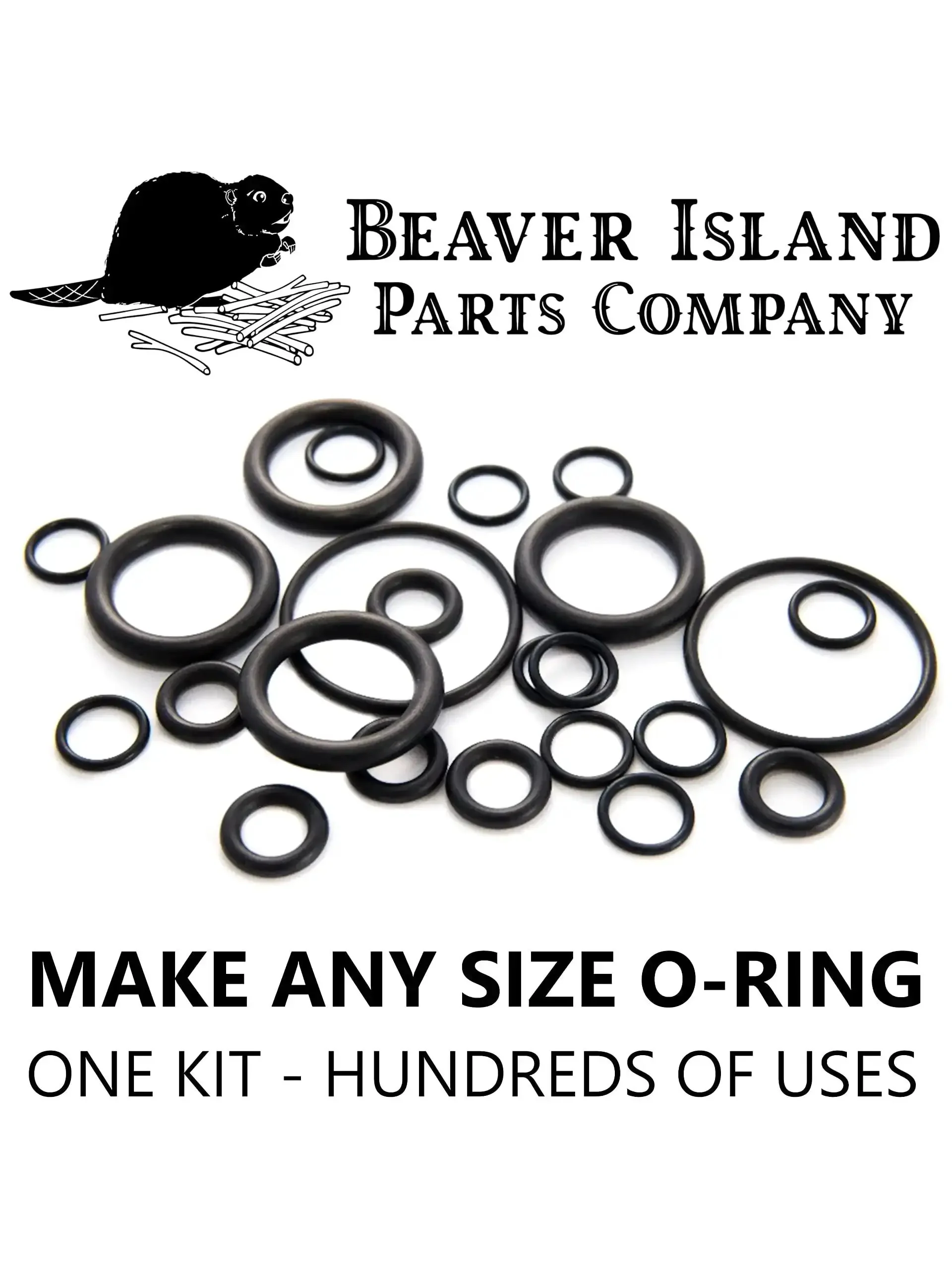 O Ring Splicing Kit With Buna N Cord, 70A Durometer, Black, DIY Friendly, Pro Grade, Multiple Sizes From 1 Sixteenth To 1 Quarter Inch, 7 Feet Each Cord, Plastic Storage Box, Includes O Ring Cord Stock - Image 2