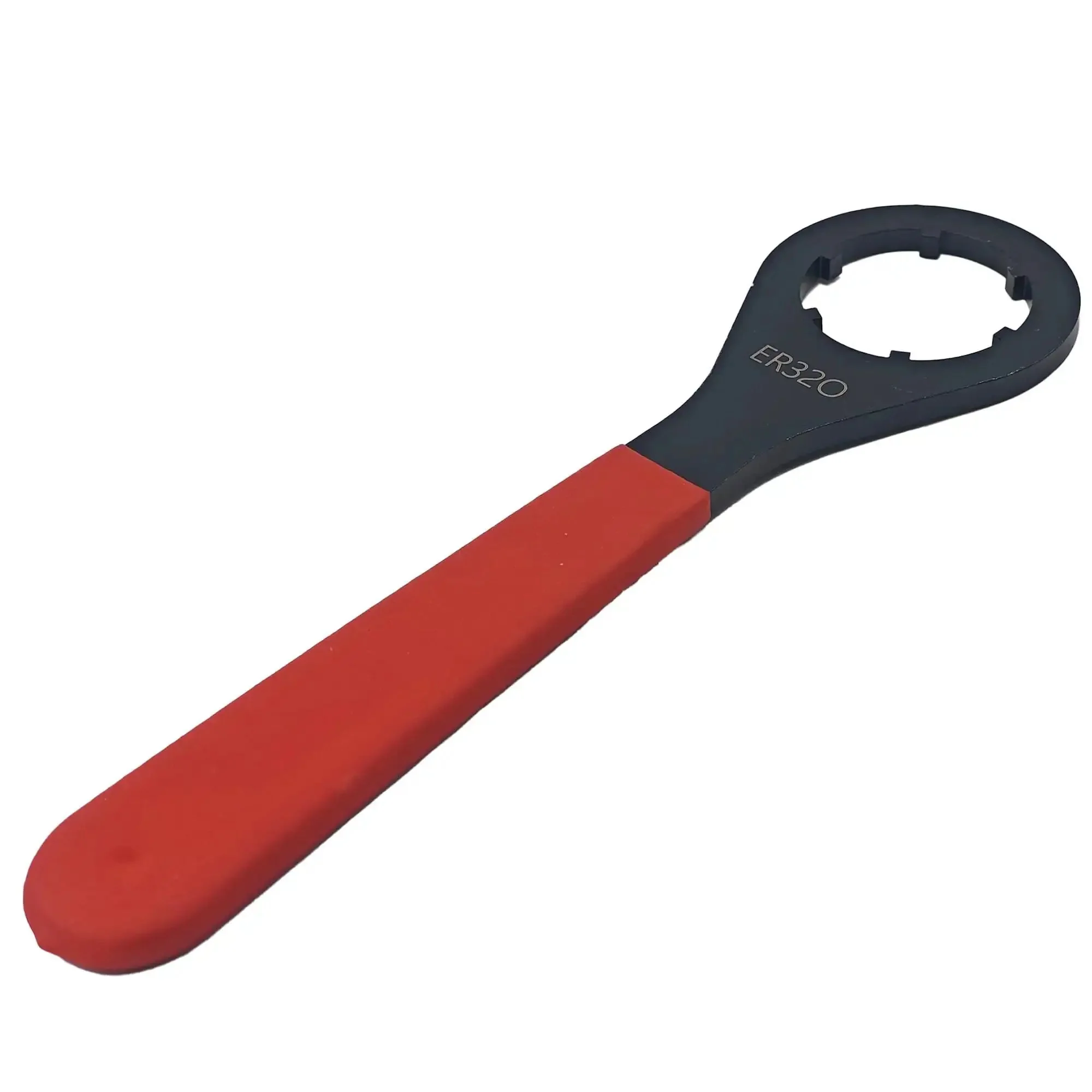 O Type Collet Chuck Wrench For ER32 Lathe Clamping Nut With Ergonomic Grippy Non Slip Handle Precision Machining Spanner 11 Inch Length Heavy Duty Tool For Tight Fits And Quick Adjustments