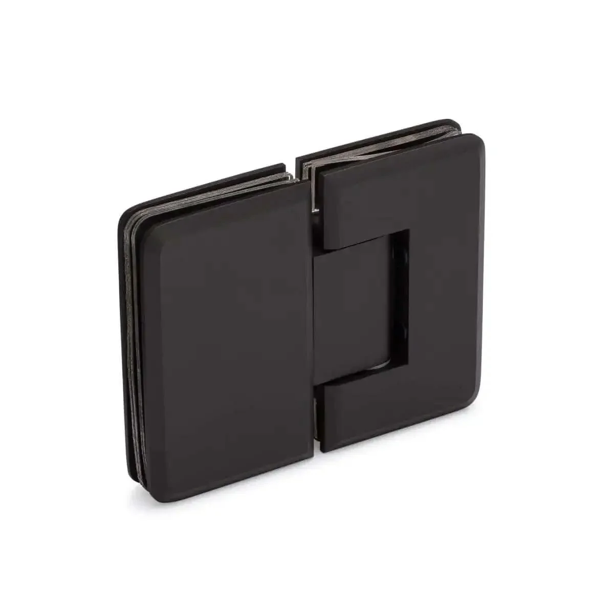 Oceana Standard Duty 180 Degree Glass To Glass Hinge In Oil Rubbed Bronze Medium Built To Last For Three Eighths To One Half Inch Glass Doors Up To Thirty Two Inches Wide And One Hundred Twenty Pounds Opens Ninety Degrees Inward And Outward - Image 3