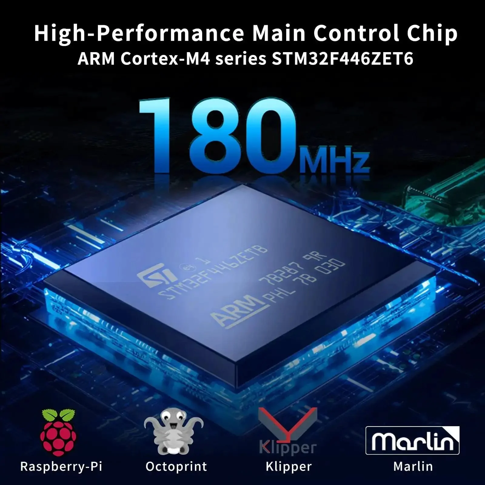 Octopus V1.1 32Bit Silent Control Board For 3D Printers With 8 Axis TMC2209 Drivers Klipper Marlin Ready 24V Only CAN Bus Enabled Beefy Plug And Play Ready Compatible With Voron 2.4 CoreXY And VZBot - Image 8