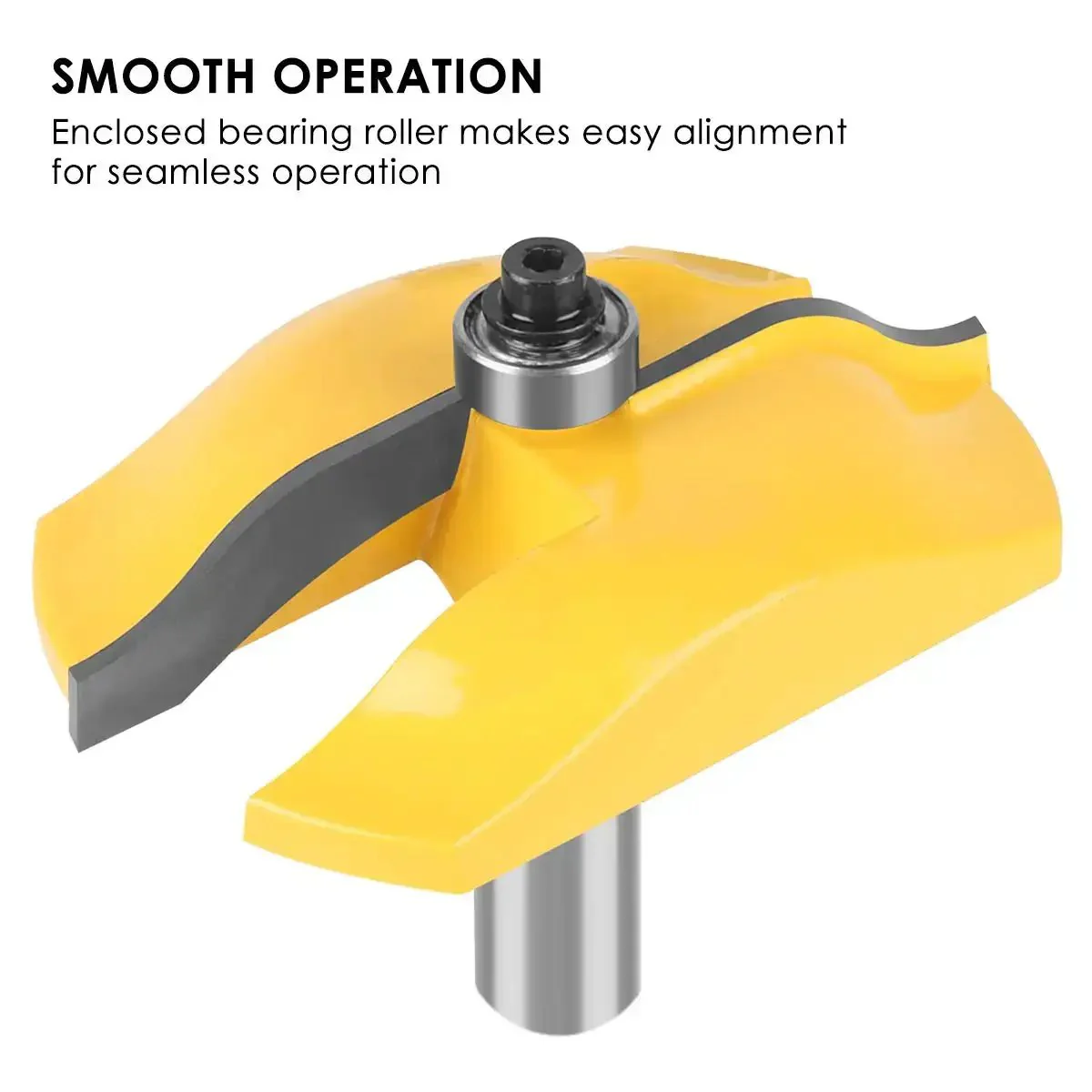 Ogee Three Bit Raised Panel Cabinet Door Router Bit Set With One Half Inch Shank Carbide Tipped For Clean Trim And Grooving Universal Fit For Benchtop Routers Budget Friendly DIY Cabinet Making Kit - Image 3