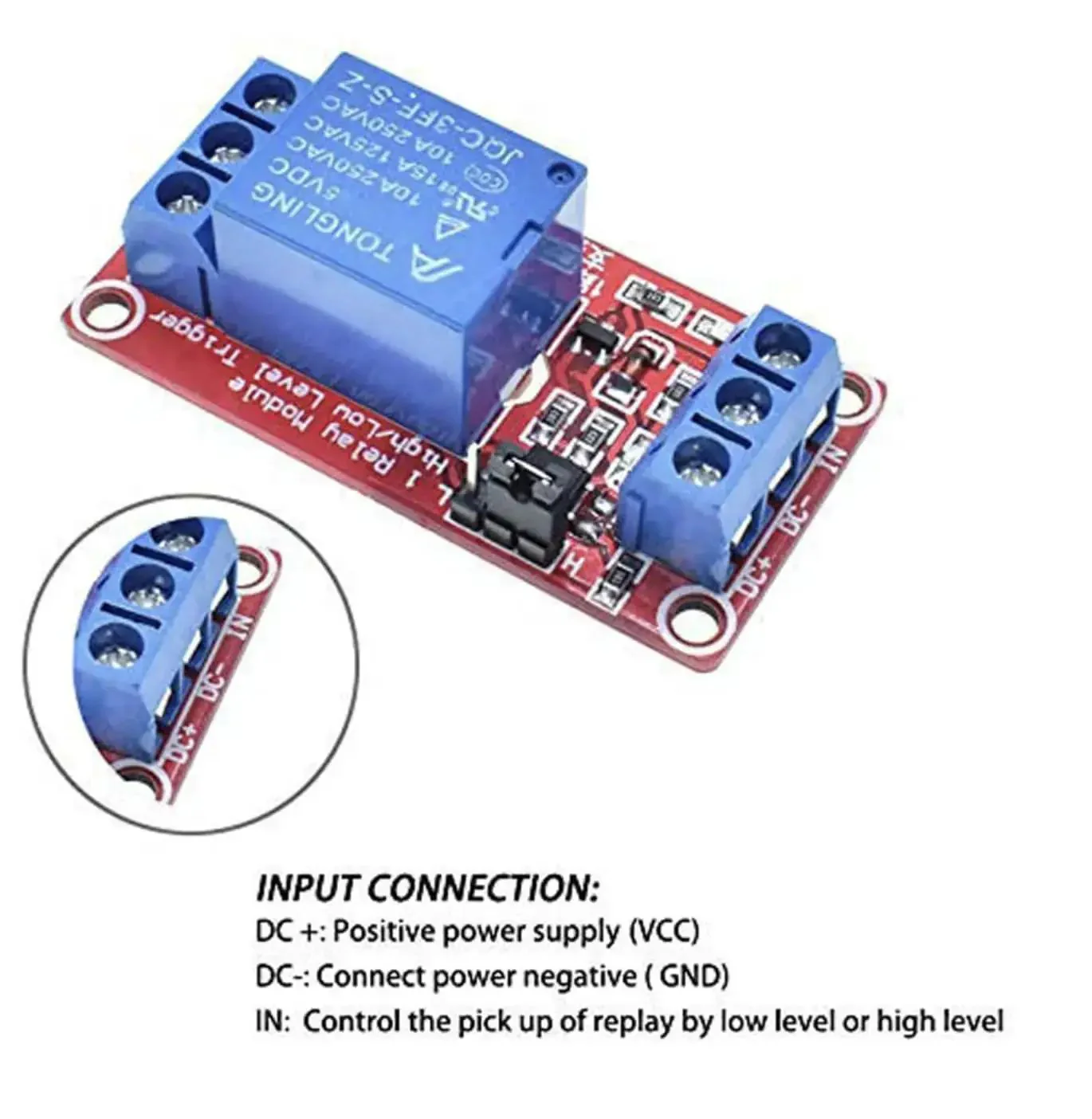 One Channel 5V Relay Module For Arduino Raspberry Pi PLC Home Automation Industrial Control And Robotics DIY Projects With High And Low Level Trigger For Precise Device Control - Image 4
