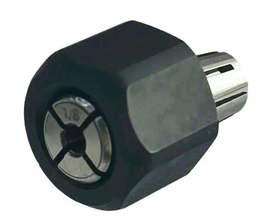 One Eighth Inch Collet And Nut Assembly With Socket Head Black Steel Zinc Coated Right Hand Coarse Unified National Coarse Thread Replacement Part For Heavy Duty Machining And Pro Grade Tooling - Image 7