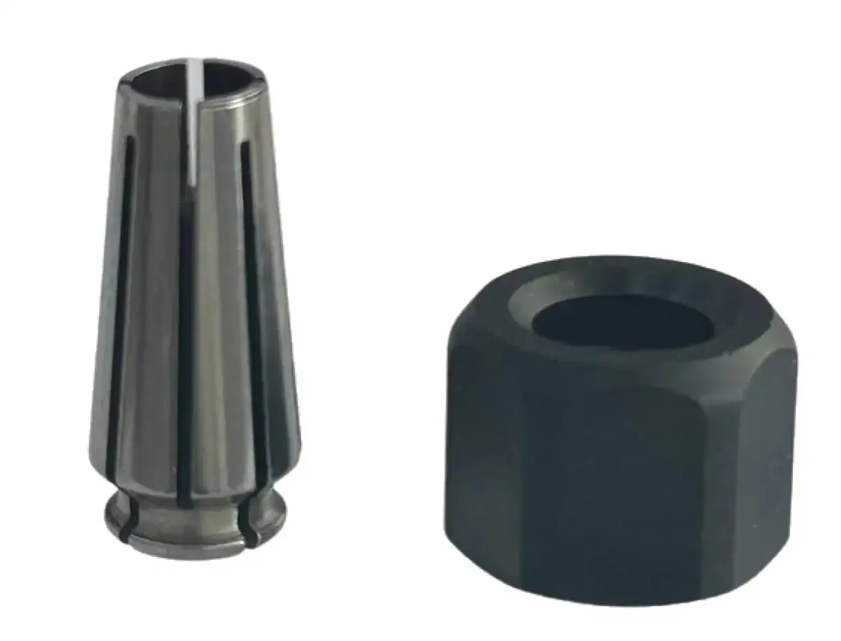 One Eighth Inch Collet And Nut Assembly With Socket Head Black Steel Zinc Coated Right Hand Coarse Unified National Coarse Thread Replacement Part For Heavy Duty Machining And Pro Grade Tooling - Image 8