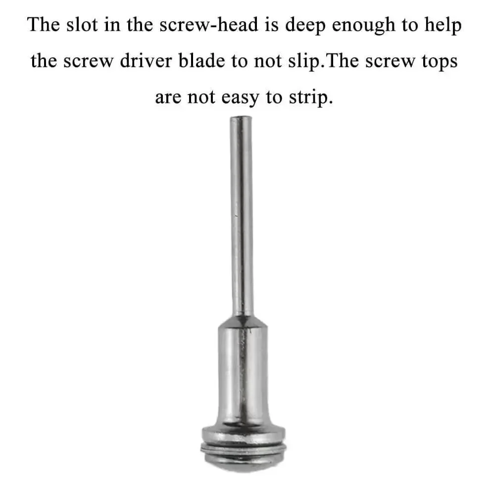 One Eighth Inch Cut Off Wheel High Speed Steel Screw Mandrel Shank Holder Rotary Tool Bit Set Pro Grade Easy Precise Cuts Deep Slot Slip Resistant For Cutting Sheet Metal And Sanding 6 Pieces - Image 3