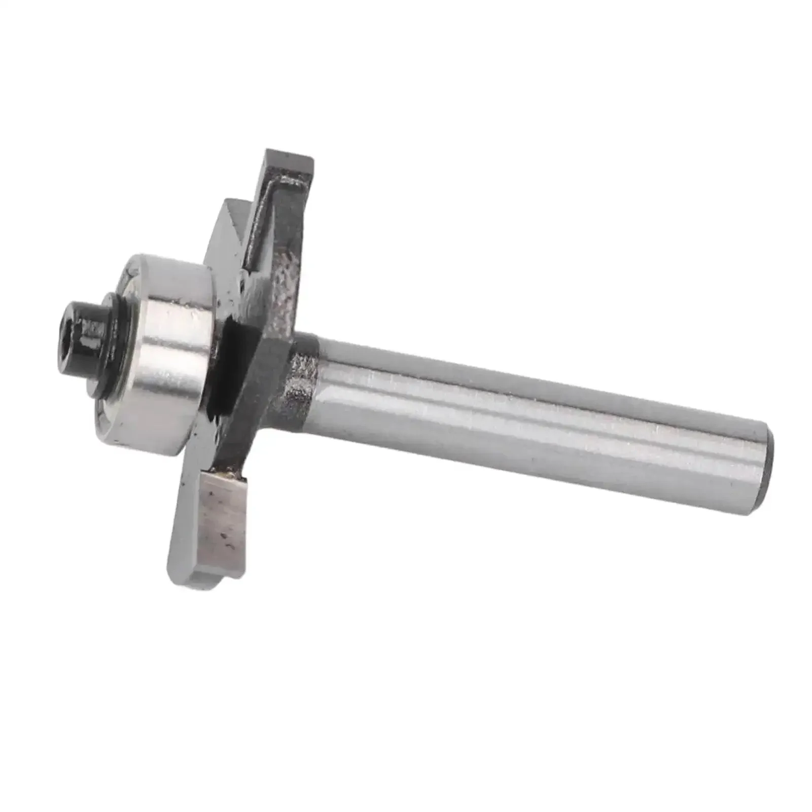 One Eighth Inch T Slot Router Bit With Quarter Inch Shank, Three Flute Ball Bearing Cutter And Half Inch Bearing, Tungsten Carbide Tip For Wood Grooving And Spline Joints, Heavy Duty Build For Precision Cuts In Hardwood Plywood And More - Image 3
