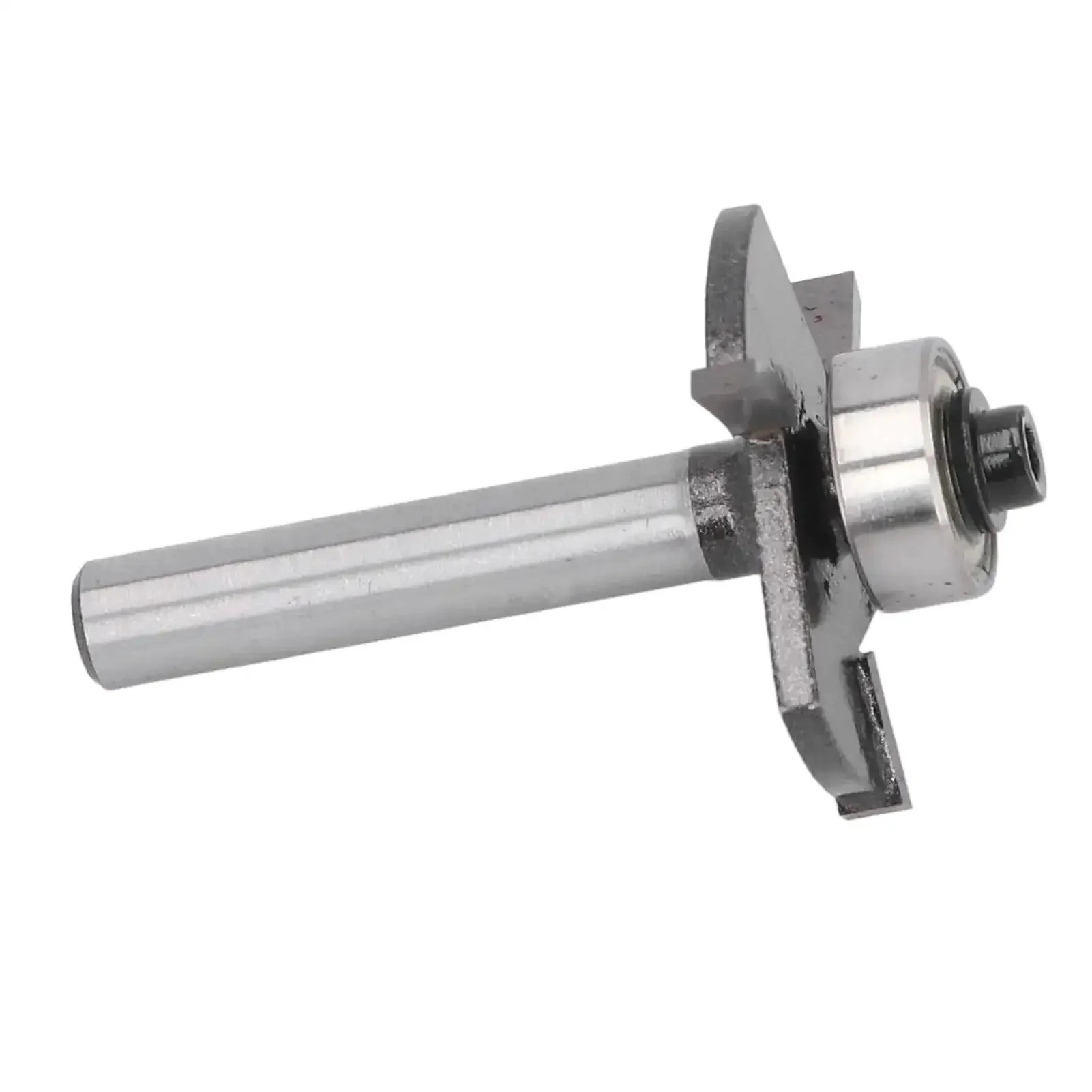 One Eighth Inch T Slot Router Bit With Quarter Inch Shank, Three Flute Ball Bearing Cutter And Half Inch Bearing, Tungsten Carbide Tip For Wood Grooving And Spline Joints, Heavy Duty Build For Precision Cuts In Hardwood Plywood And More - Image 6