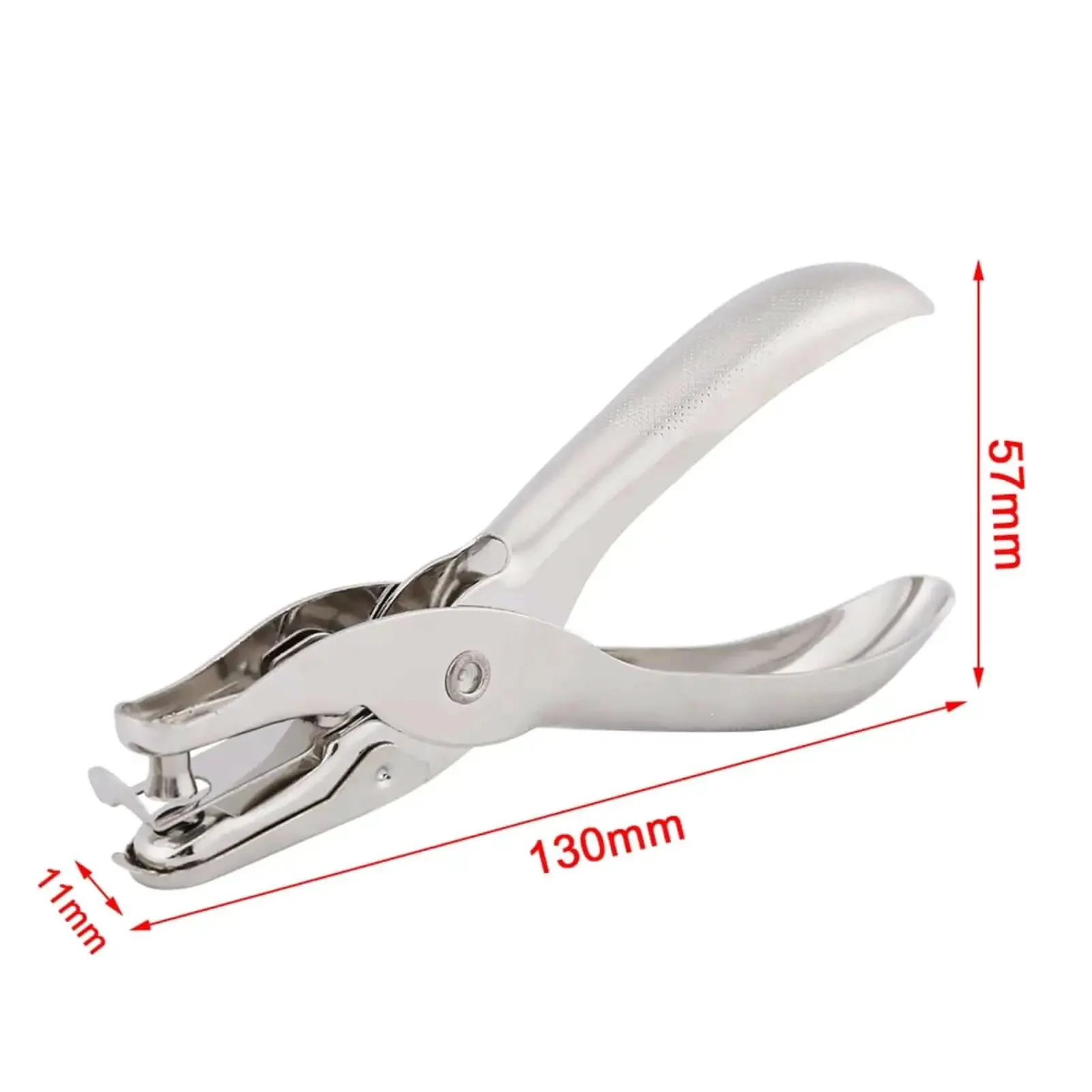 One-Hand Lever Action Paper Punch 6mm Circle Cutter For Crafts And Scrapbooking, Lightweight Easy Use Hole Puncher For Home And Office, Ticket Marking Tool, Great For DIY Projects - Image 6
