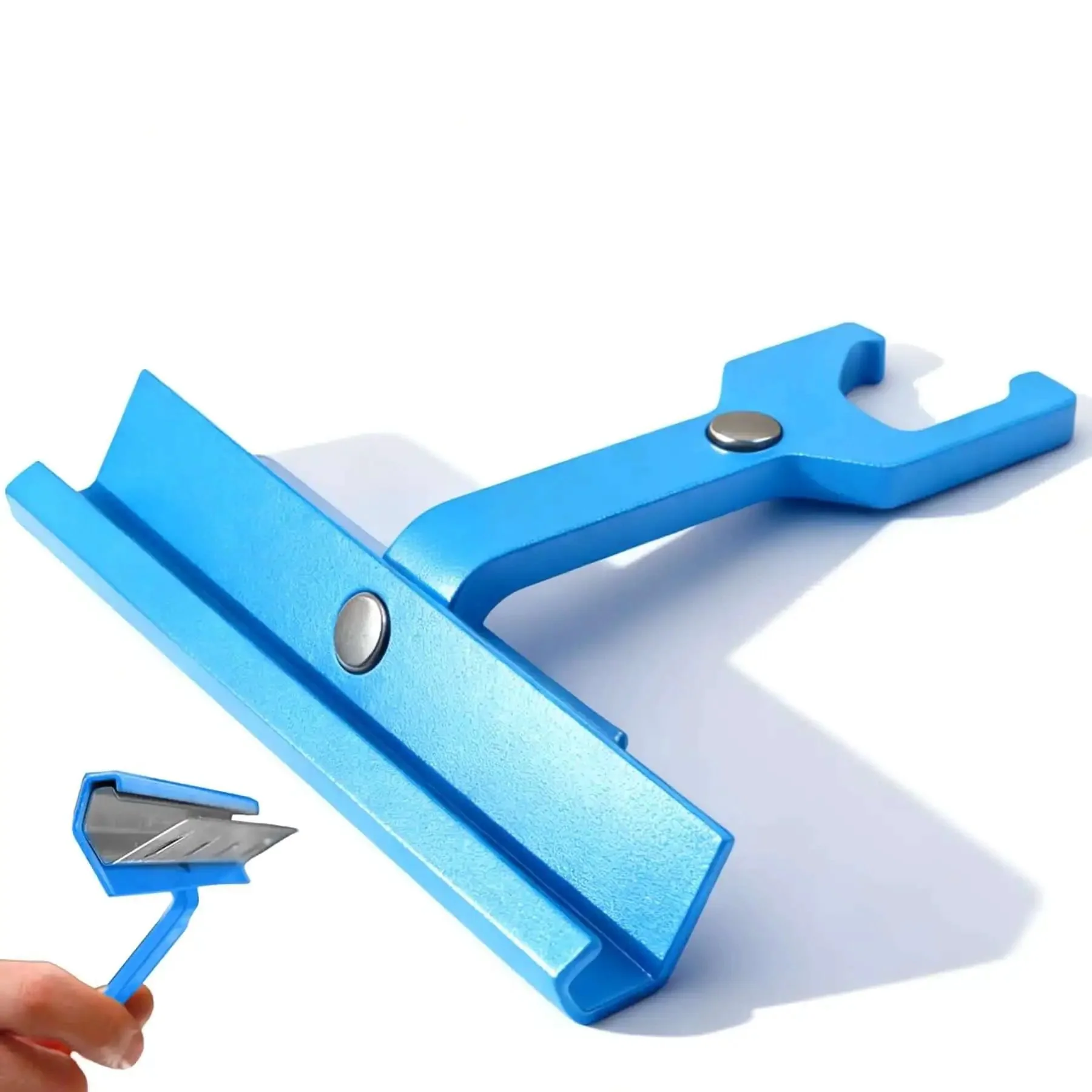 One Hand Magnetic Cleat Clip Tool For HVAC Ductwork TDC TDF PPC PPF Clips, 4 Inch Handle, Sheet Metal Duct Tools For Tight Spaces, Fast Snap In, Secure Seal, Easy Install