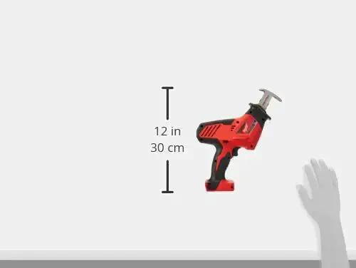 One Handed Cordless Hackzall Reciprocating Saw With Anti Vibration Handle And Quick Lok Blade Clamp 18 Volt Lithium Ion Bare Tool For Tight Spaces And Smooth Lumber Rips - Image 2