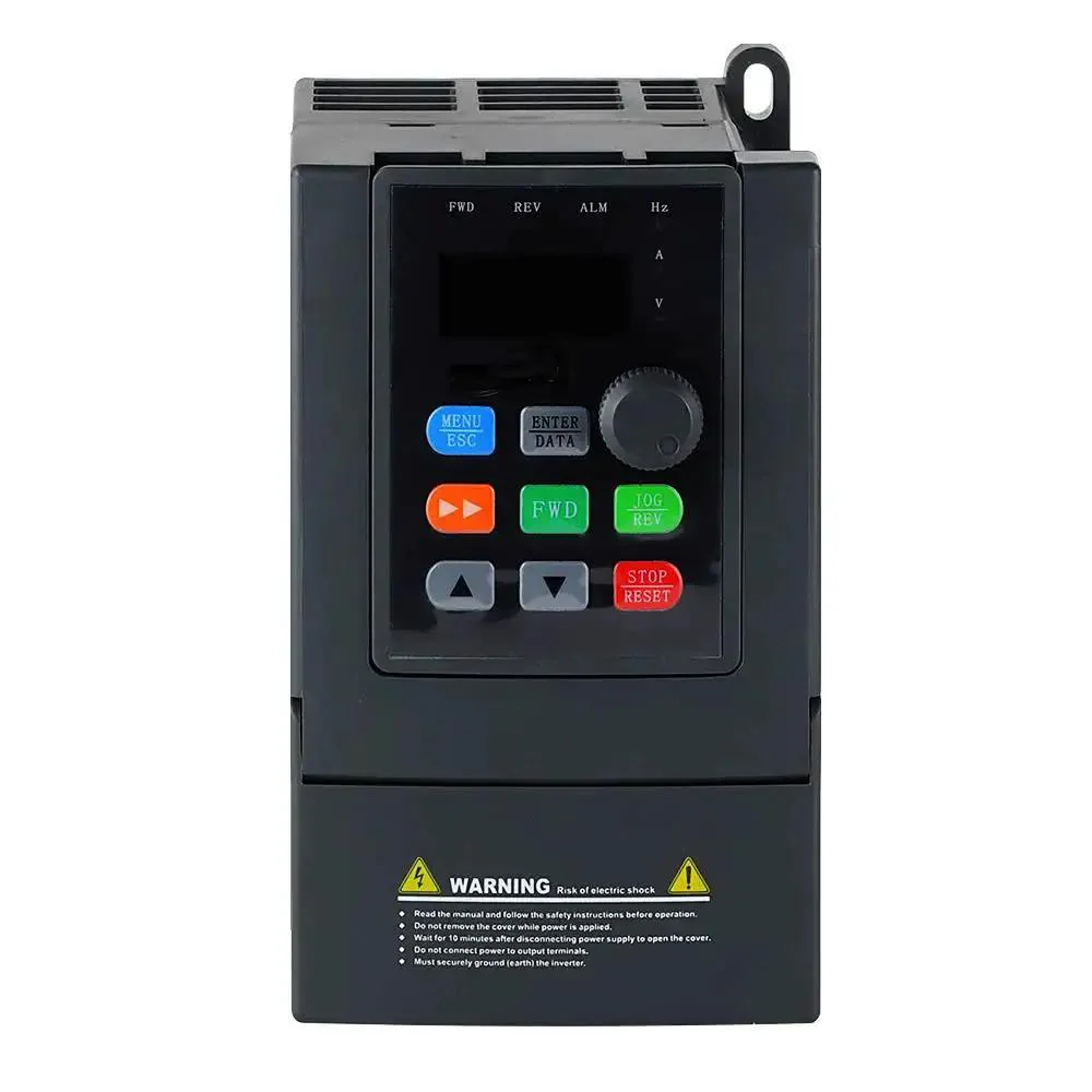 One Phase To Three Phase VFD Converter For 220V Motors, 2HP 1.5kW Inverter With 220V Input And 3 Phase Output, 7.5A, IP20, RS485 Ready, Easy DIY Motor Speed Control For Home Shop And Small Machines - Image 5