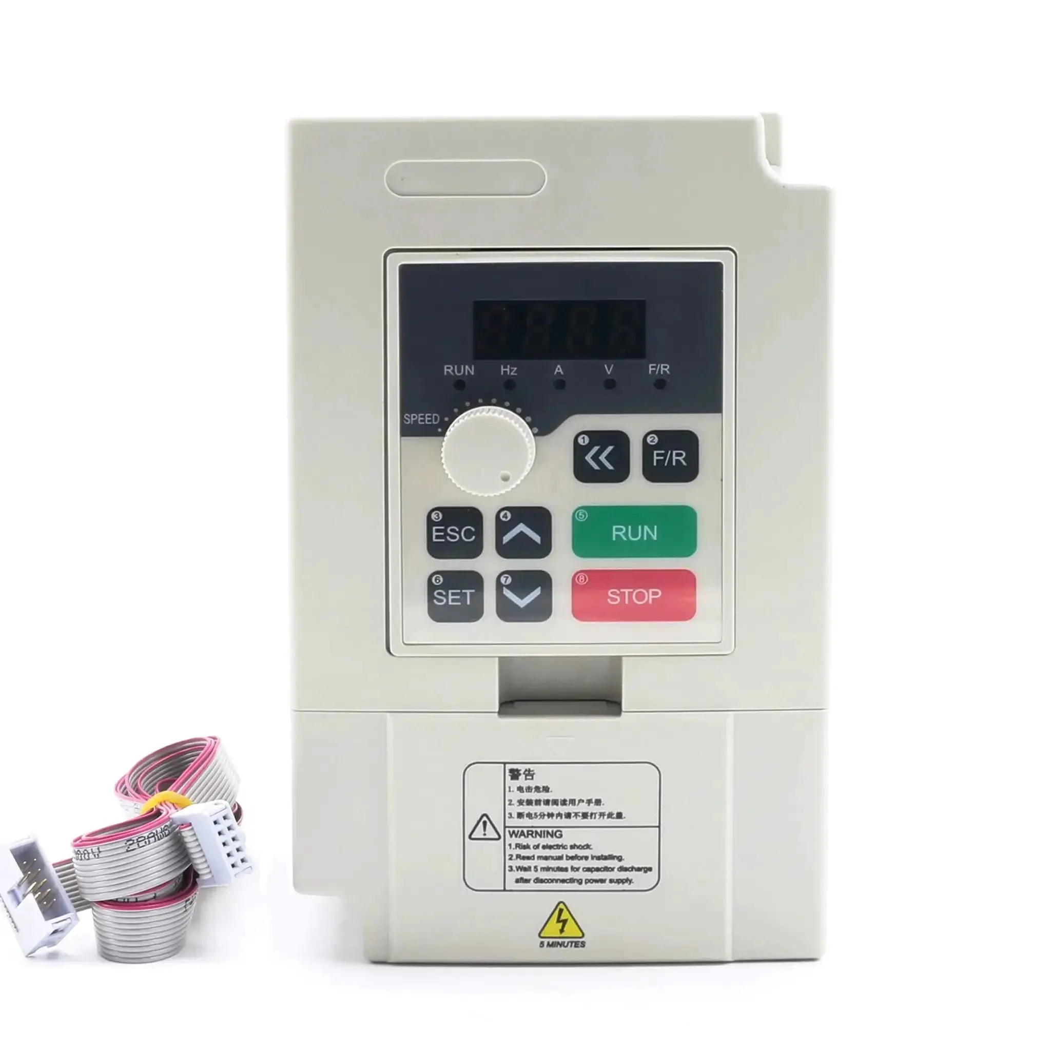 One Point Five KW 110V VFD Inverter Converts Single Phase To 3 Phase For CNC Router Spindle Motor Controller With Plug And Play 0 To 1000 Hz Range And Extension Cable For Milling And Engraving Machines
