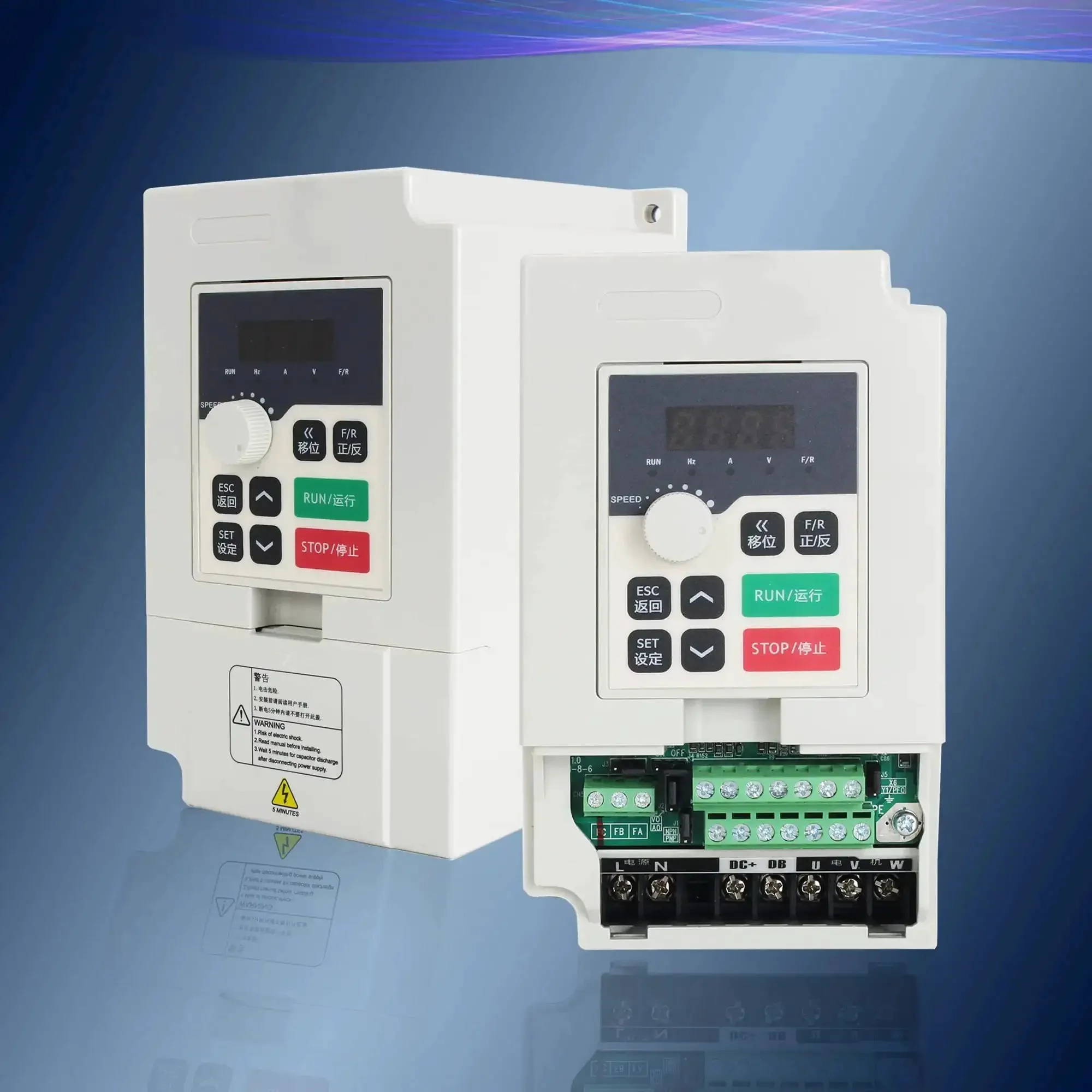 One Point Five KW 110V VFD Inverter Converts Single Phase To 3 Phase For CNC Router Spindle Motor Controller With Plug And Play 0 To 1000 Hz Range And Extension Cable For Milling And Engraving Machines - Image 8