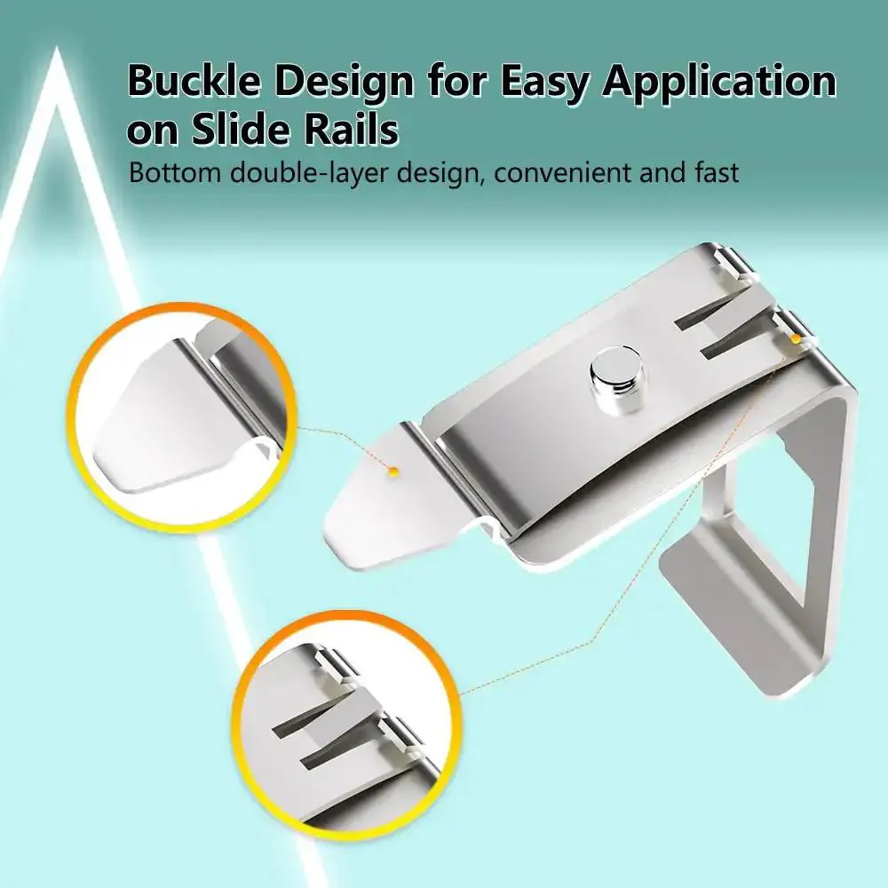 One Port Metal DIN Rail Mounting Module For Snap In Keystone Jacks Attaches To Standard 35 Millimeter DIN Rail With No Tools Easy Install Durable Steel Construction For Reliable Networking - Image 4