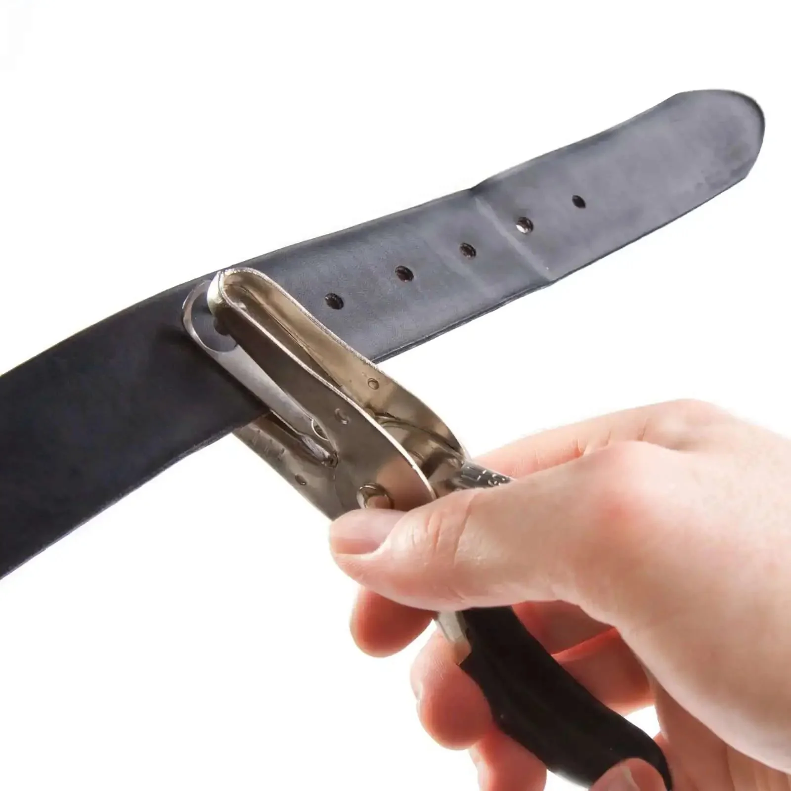 One Quarter Inch Hole Punch Handheld With Soft Grip Ergonomic Handle For DIY Crafts Scrapbooking Tags And Tickets Card Making 6mm Metal Paper Puncher Non Slip Removable Handle Portable Green - Image 3