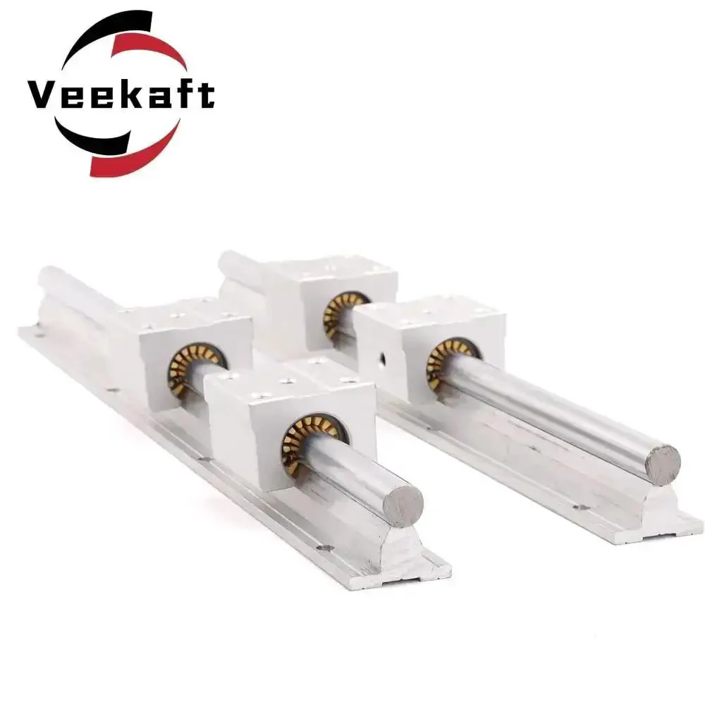 Open Box Linear Guide Rail With Aluminum Slide Block Bearing For Smooth Low Friction And Rock Solid Motion Dust And Water Resistant Industrial CNC Component Compatible With SBR16LQS SBR20LQS SBR25LQS And SBR30LQS - Image 3