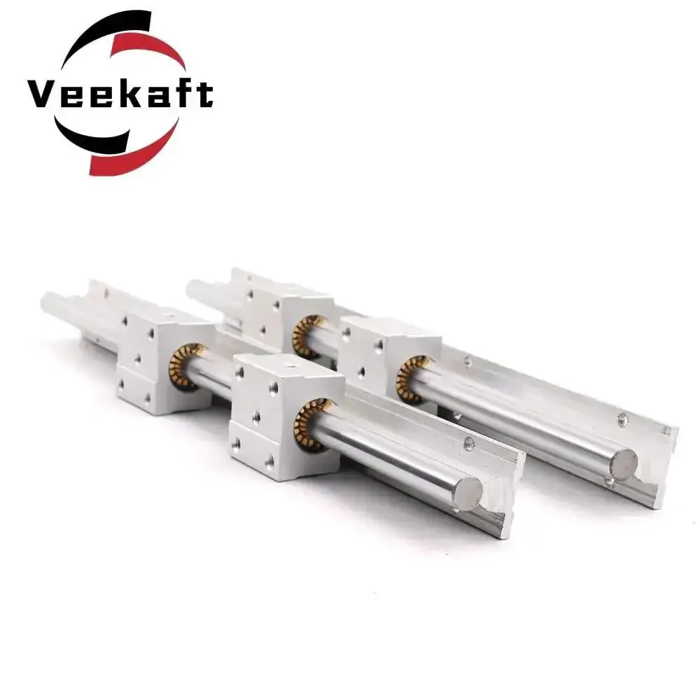 Open Box Linear Guide Rail With Aluminum Slide Block Bearing For Smooth Low Friction And Rock Solid Motion Dust And Water Resistant Industrial CNC Component Compatible With SBR16LQS SBR20LQS SBR25LQS And SBR30LQS - Image 4