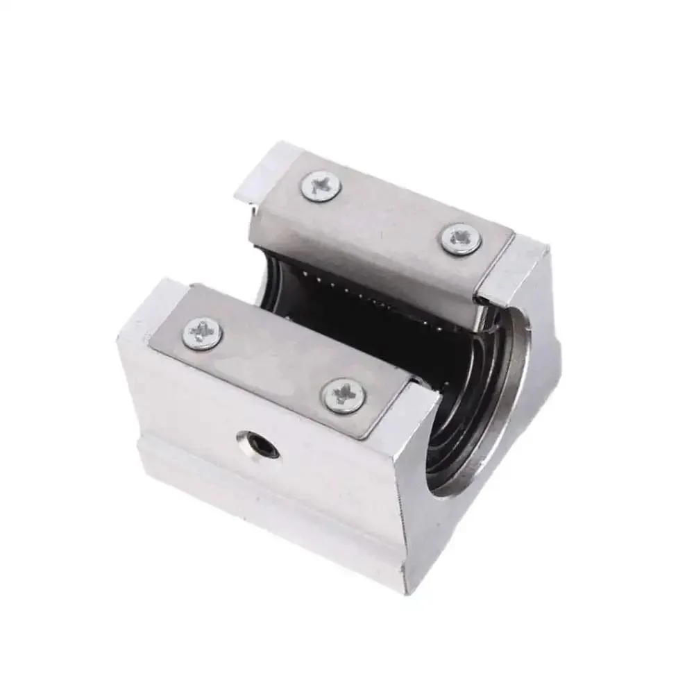 Open Linear Motion Bearing Slide Kit 4 Pack SBR10UU SBR12UU SBR16UU SBR20UU SBR25UU 12mm Linear Sliders for CNC Router and Milling Machines Aluminum Block Guide Rail Set - Image 5