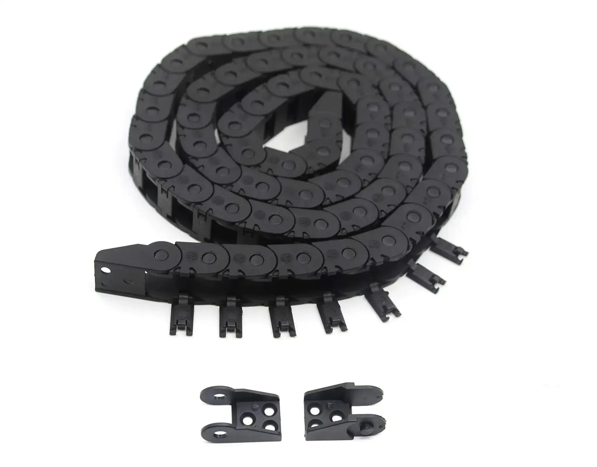 Open Type Cable Drag Chain 1 Meter Black Plastic Internal 10x11mm External 15x18mm For 3D Printers And CNC Machines The Go To Wire Carrier With Low Noise Wear Resistant And Easy Install