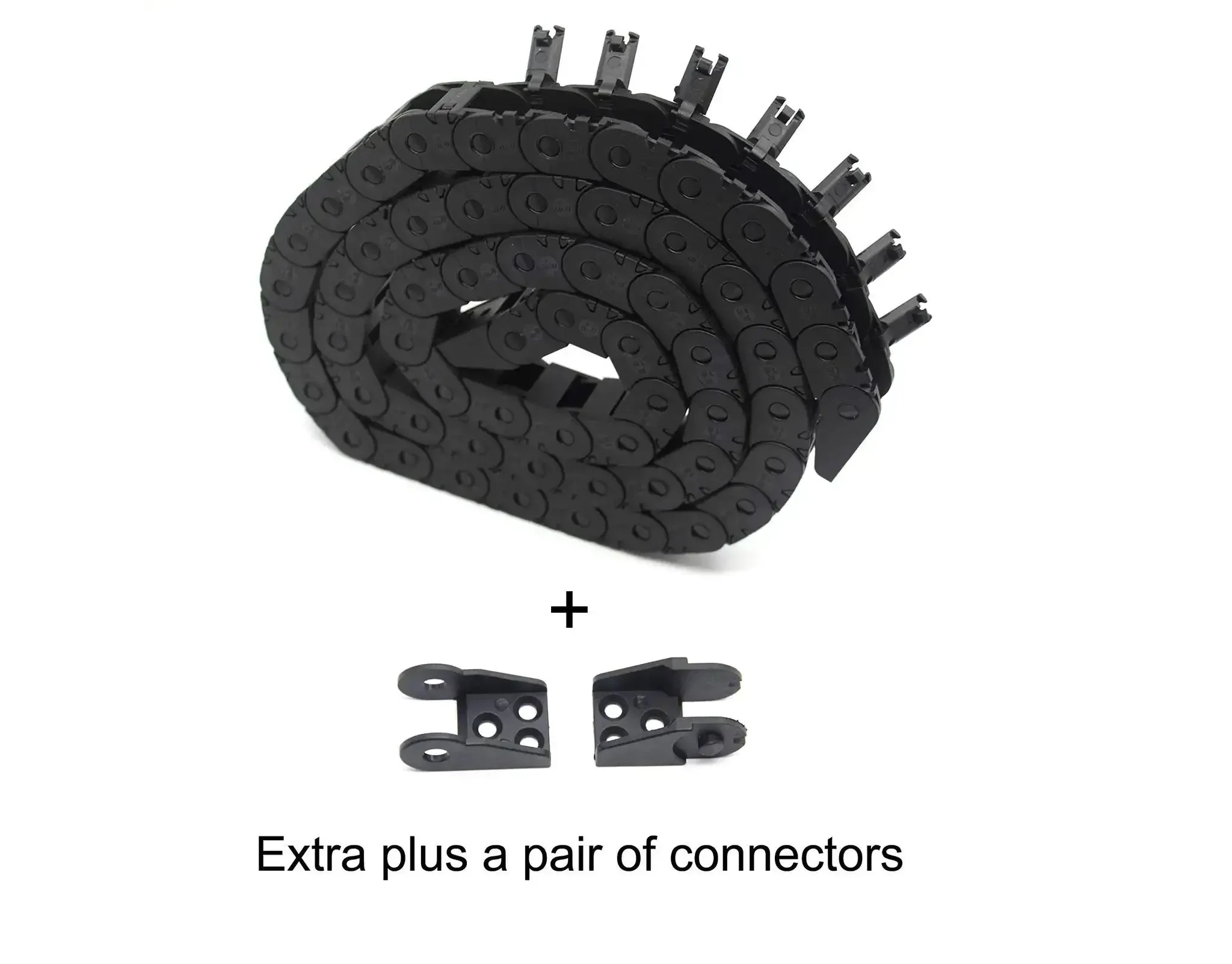 Open Type Cable Drag Chain 1 Meter Black Plastic Internal 10x11mm External 15x18mm For 3D Printers And CNC Machines The Go To Wire Carrier With Low Noise Wear Resistant And Easy Install - Image 5