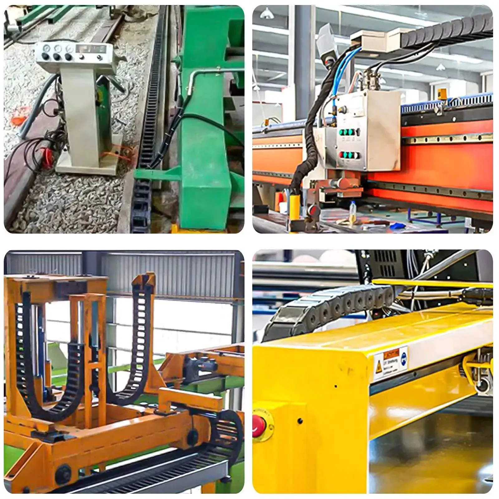 Open Type Drag Chain Cable Carrier For CNC Router Mill And 3D Printer 39.4 Inch Long R28 Bend Radius Nylon PA66 Material Includes Extra End Connectors 9 Screws And A Handy Screwdriver For Quick Mounting - Image 2