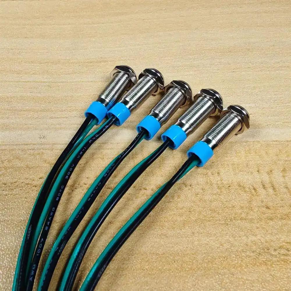 Orange LED Indicator Lights 3V To 9V DC Waterproof Panel Mount Signal Lamp Kit 5 Pack Energy Saving Anti Shock Corrosion Resistant Durable With Wire For DIY Electronics And Industrial Panels - Image 5