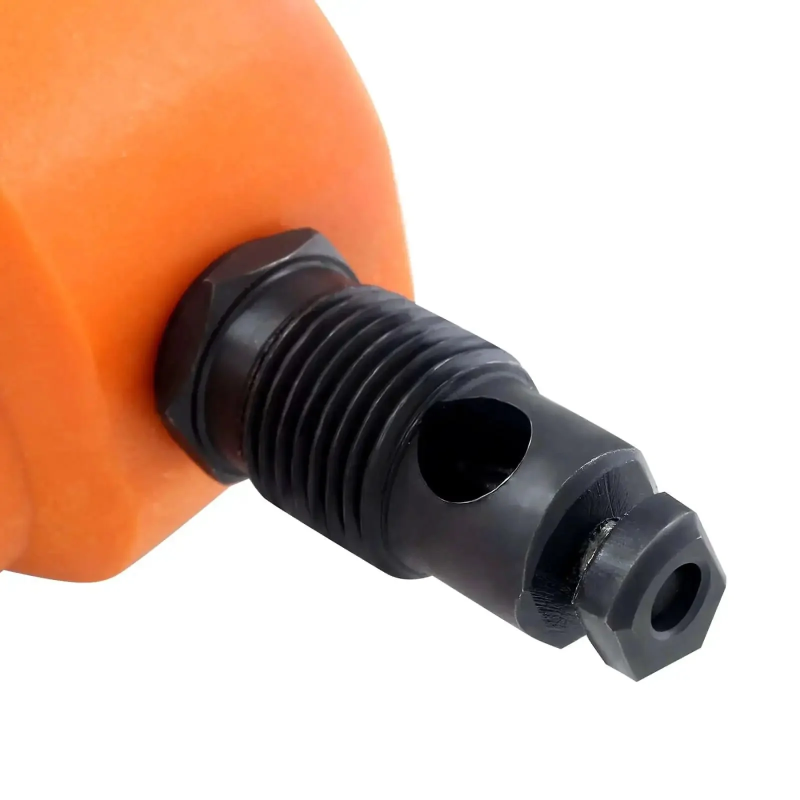Orange Multipurpose Double Head Sheet Nibbler Metal Cutter Drill Attachment For Iron Stainless Steel Aluminum Plastic Plywood DIY Friendly With Precise Clean Cuts No Burrs - Image 4