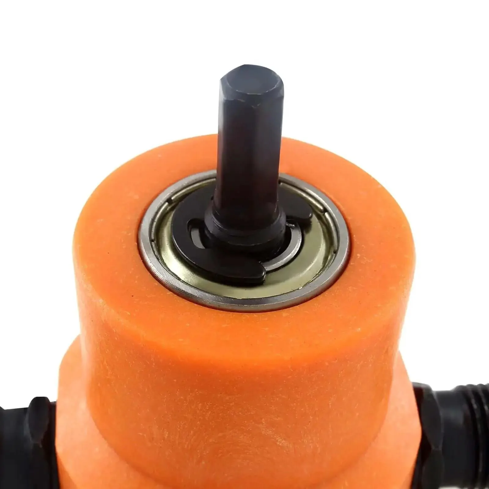 Orange Multipurpose Double Head Sheet Nibbler Metal Cutter Drill Attachment For Iron Stainless Steel Aluminum Plastic Plywood DIY Friendly With Precise Clean Cuts No Burrs - Image 5