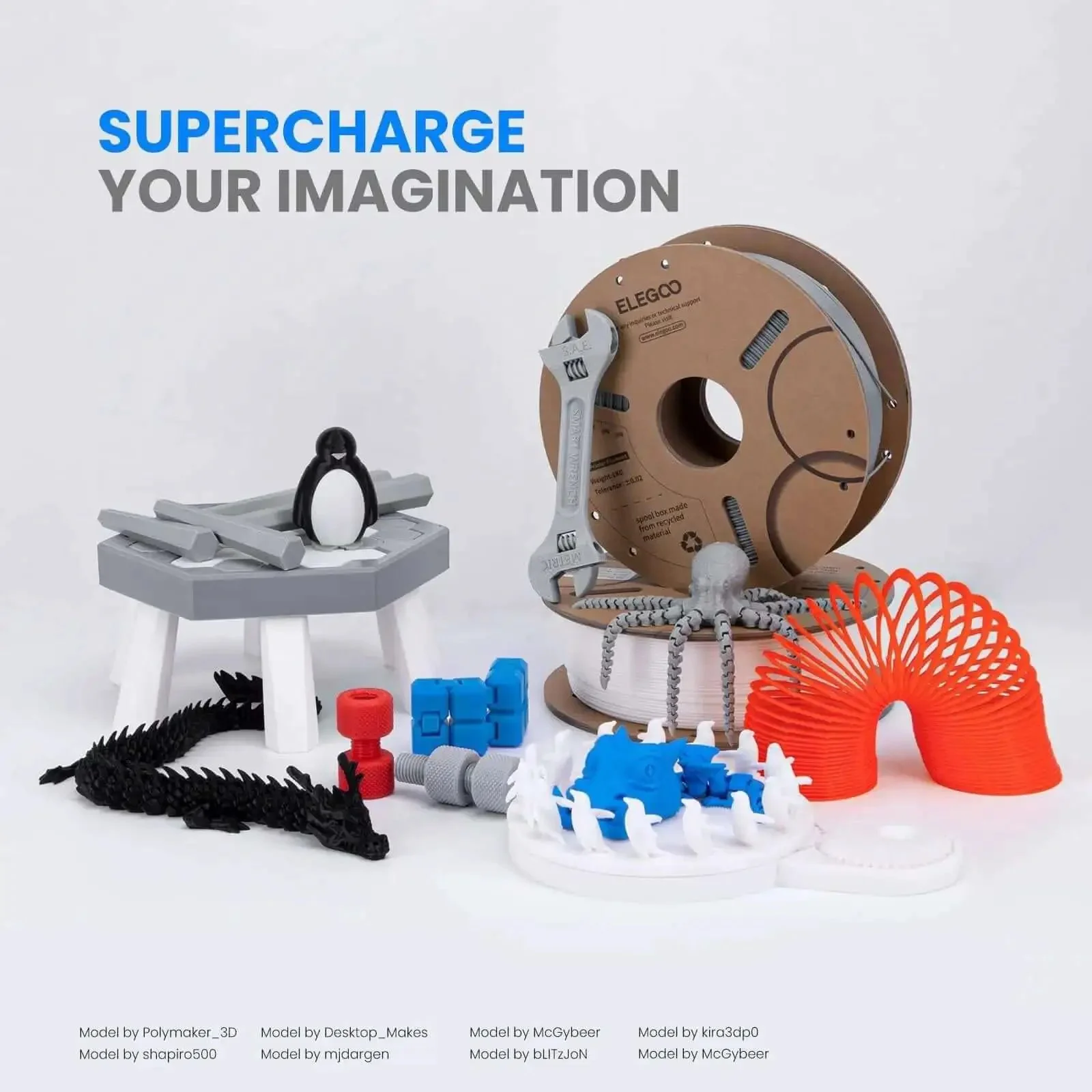 Orange PLA Filament 1.75mm 1kg Spool For Most FDM 3D Printers, Ultra Precise 0.02mm Dimensional Tolerance, Easy To Print, Low Odor, Glossy Finish, Ideal For Prototyping And Detailed Modeling - Image 3
