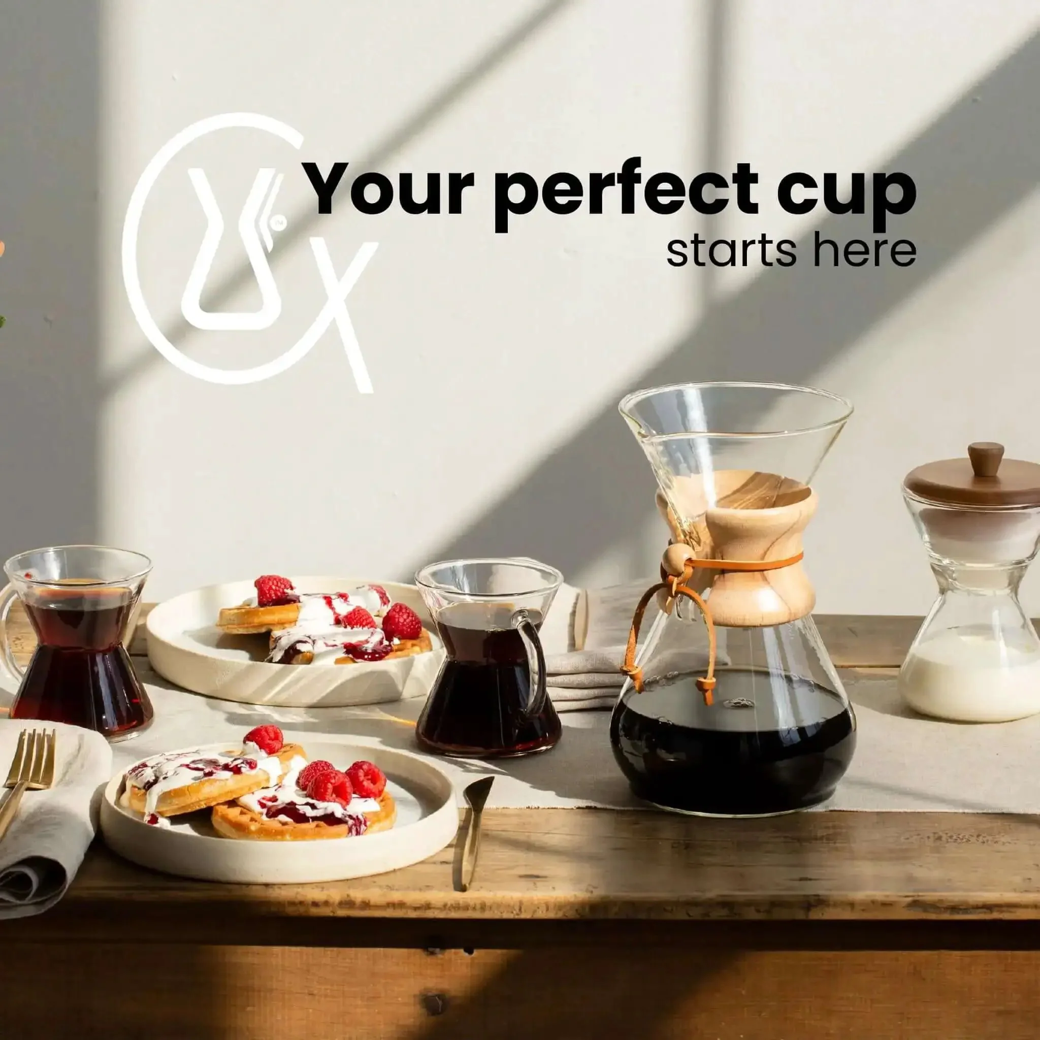 Ottomatic Auto Pour Over Coffee Maker Set With 40 Ounce Capacity, 6 Cup Glass Coffeemaker, Specialty Drip Brewer For Hot And Iced Coffee, Barista Quality Coffee System, Easy One Touch Brew - Image 3