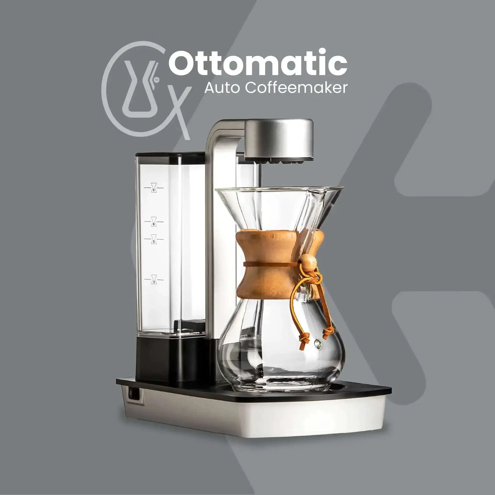 Ottomatic Auto Pour Over Coffee Maker Set With 40 Ounce Capacity, 6 Cup Glass Coffeemaker, Specialty Drip Brewer For Hot And Iced Coffee, Barista Quality Coffee System, Easy One Touch Brew - Image 7