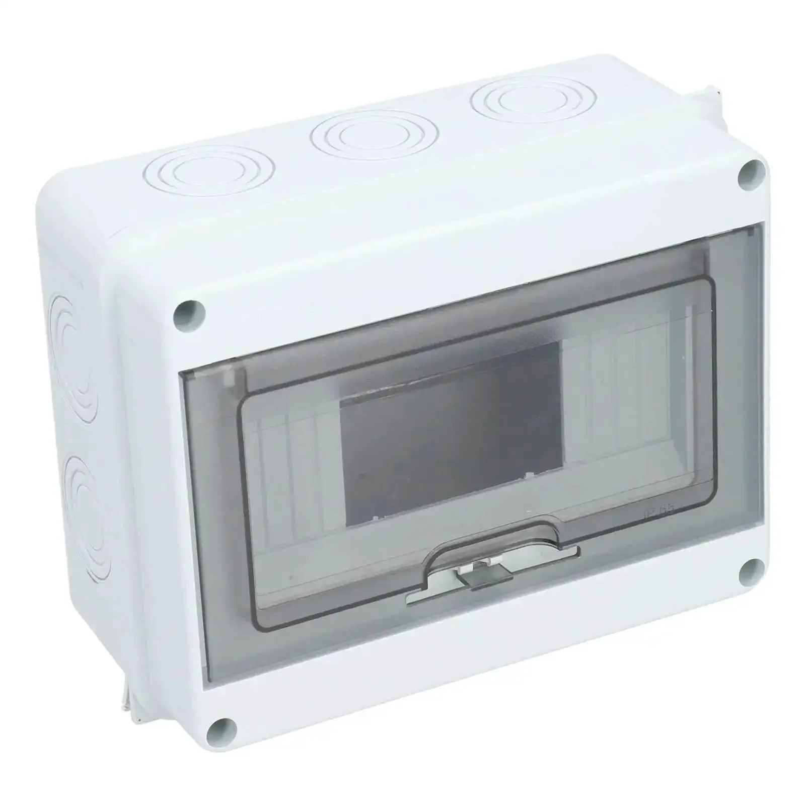 Outdoor 8 Way Circuit Breaker Enclosure With Transparent ABS Cover, IP65 Weatherproof Distribution Box For Industrial Control Panels, Built Tough, Dustproof Electrical Protection Housing - Image 8