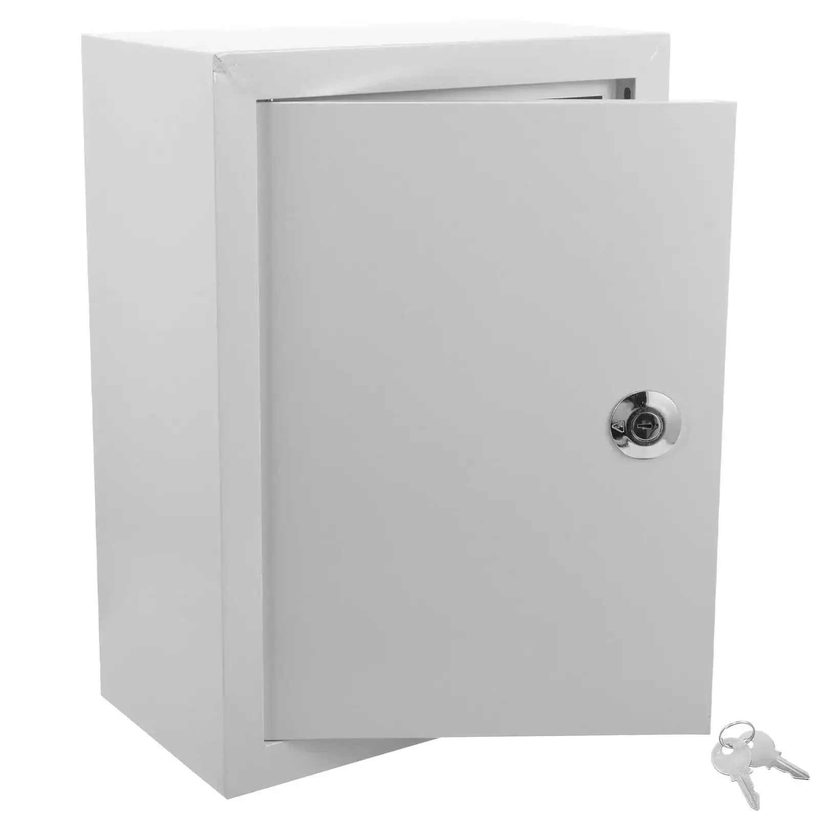 Outdoor Aluminum Junction Box 300x400x160mm No Fuss Rugged Weatherproof Electrical Distribution Panel Box Splashproof Power Outlet Enclosure For Outdoor Electrical Control And Breaker Use