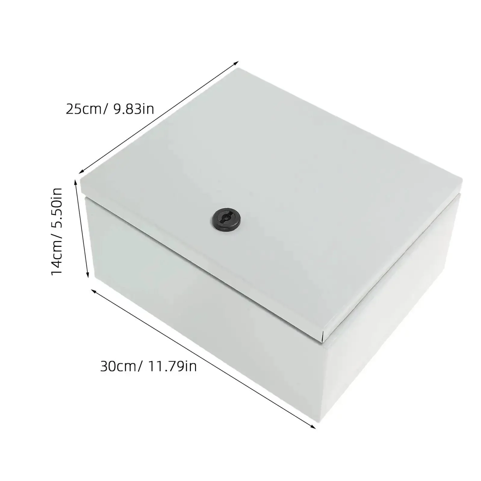 Outdoor Metal Electrical Enclosure Box Weatherproof Junction Box With Safety Lock UV Resistant Wall Mounted Power Distribution Control Panel For Harsh Outdoor Environments And Easy Maintenance Access Tough As Nails - Image 9